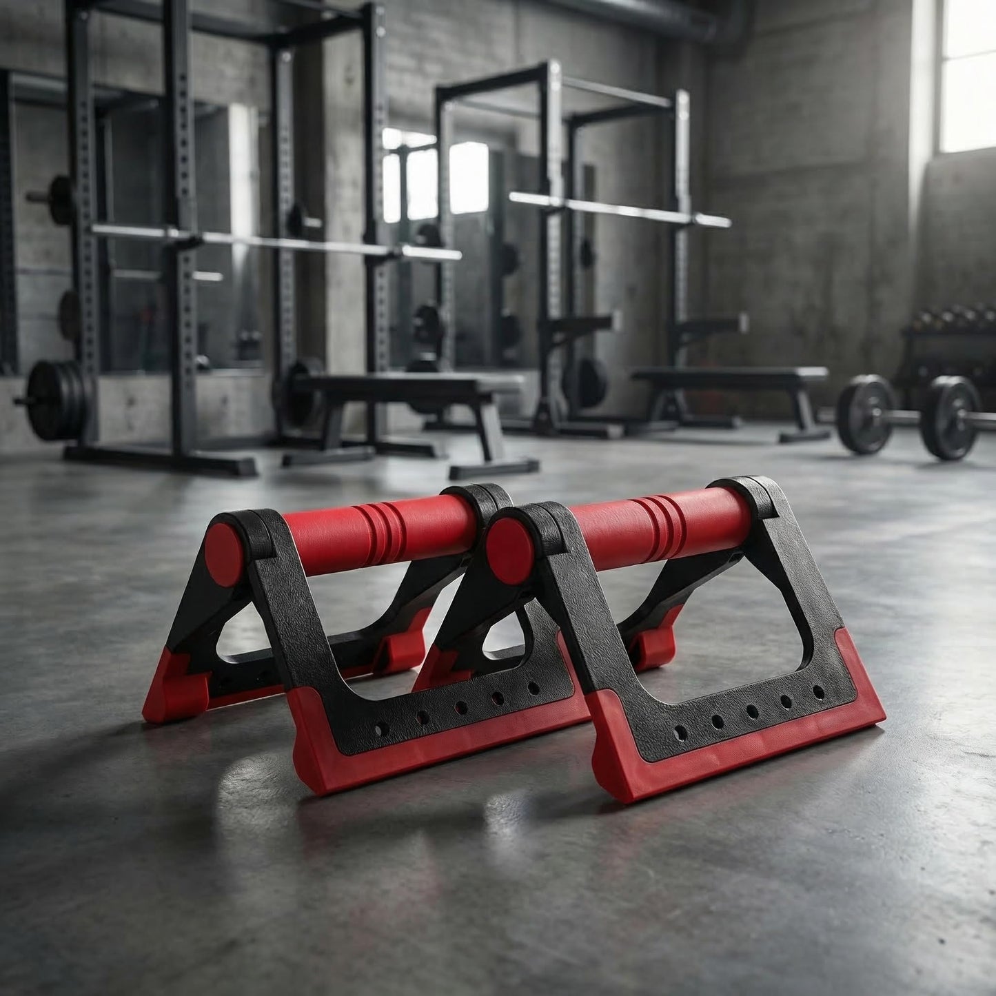 Toddmomy Foldable Push-up Stand Pair Portable Exercise Handles for Home Strength Training Compact Push up Bars for Floor Workouts with Rotating Arm Support 6.3 Inch Fitness Equipment