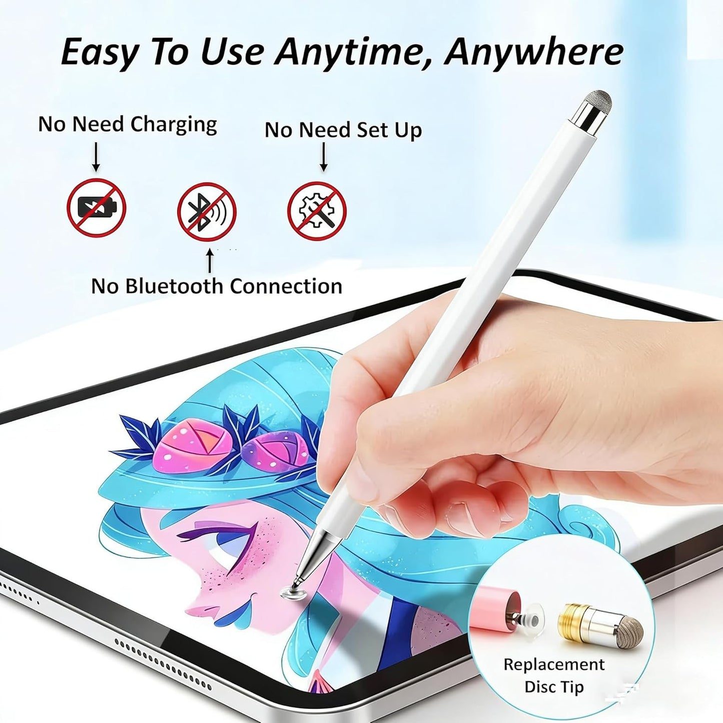 ALOCHSHOW 10 11 (2in1 AMZ Tablet Pen for Fire HD Stylus, Fire Max Pen, Fire Tablet Stylus Pen, Stylus for Fire