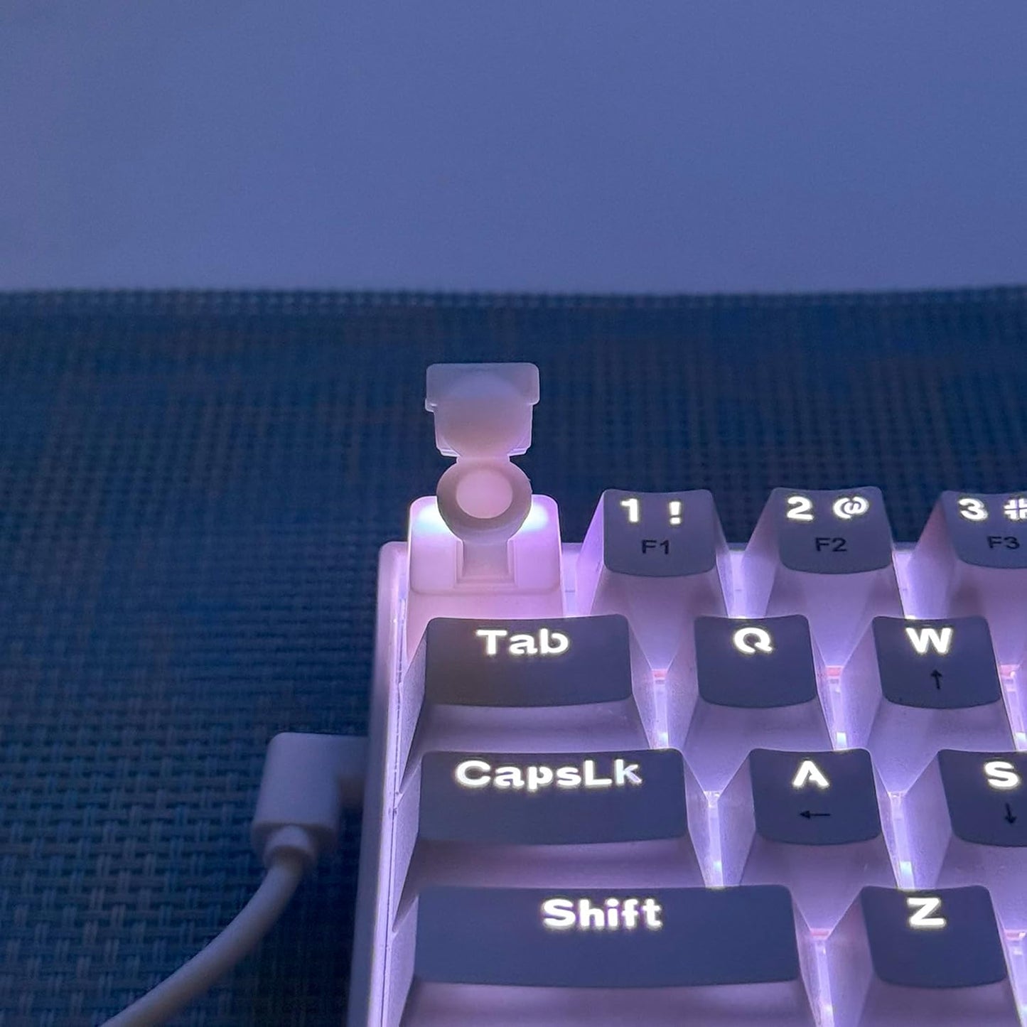 TRENDY WHIMSY Custom Mechanical Keyboard Keycaps Toilet Design , PBT Dye-Sub, Cherry MX Compatible, Unique Limited