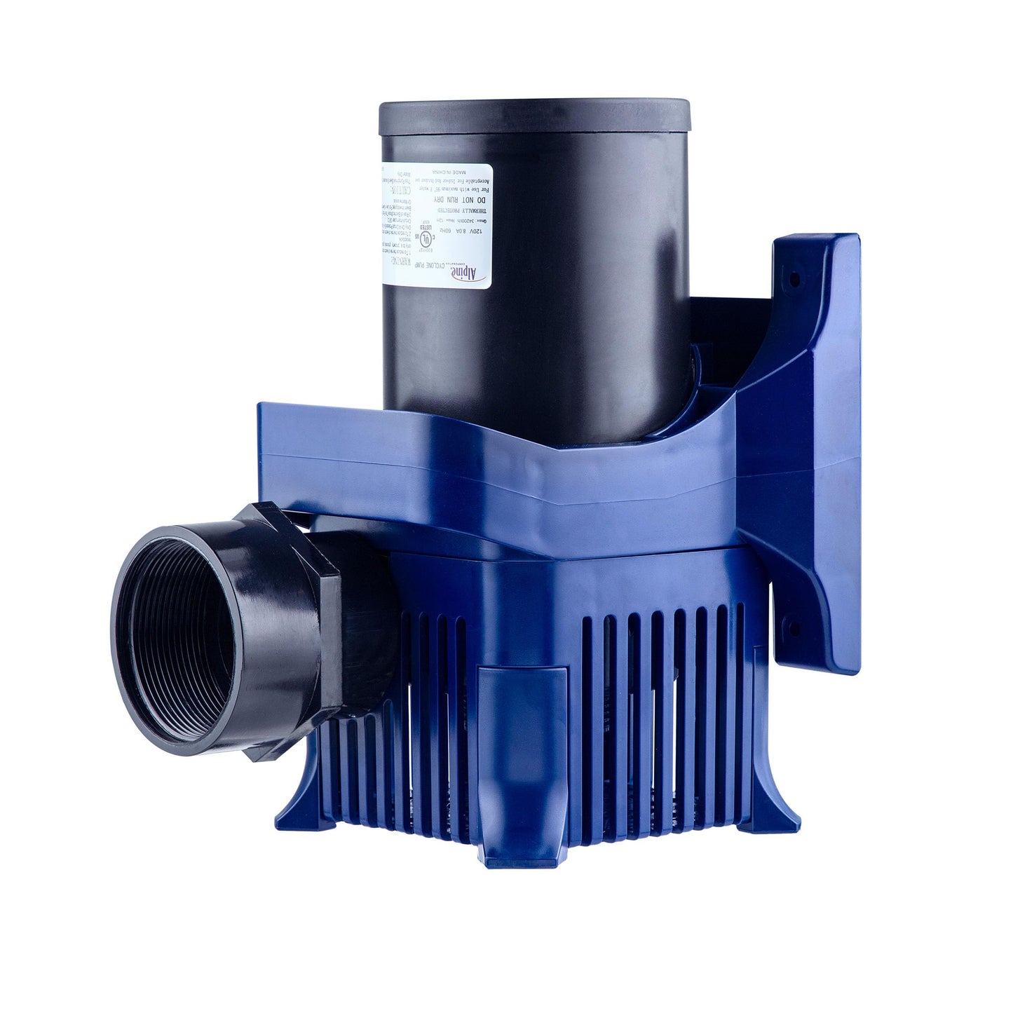 Alpine Corporation 10300 GPH Submersible Water Pump with 33 FT Cord and Adapters for Ponds, Fountains, Waterfalls, and Water Circulation, 960 Watts 40 FT Lift Quiet Operation
