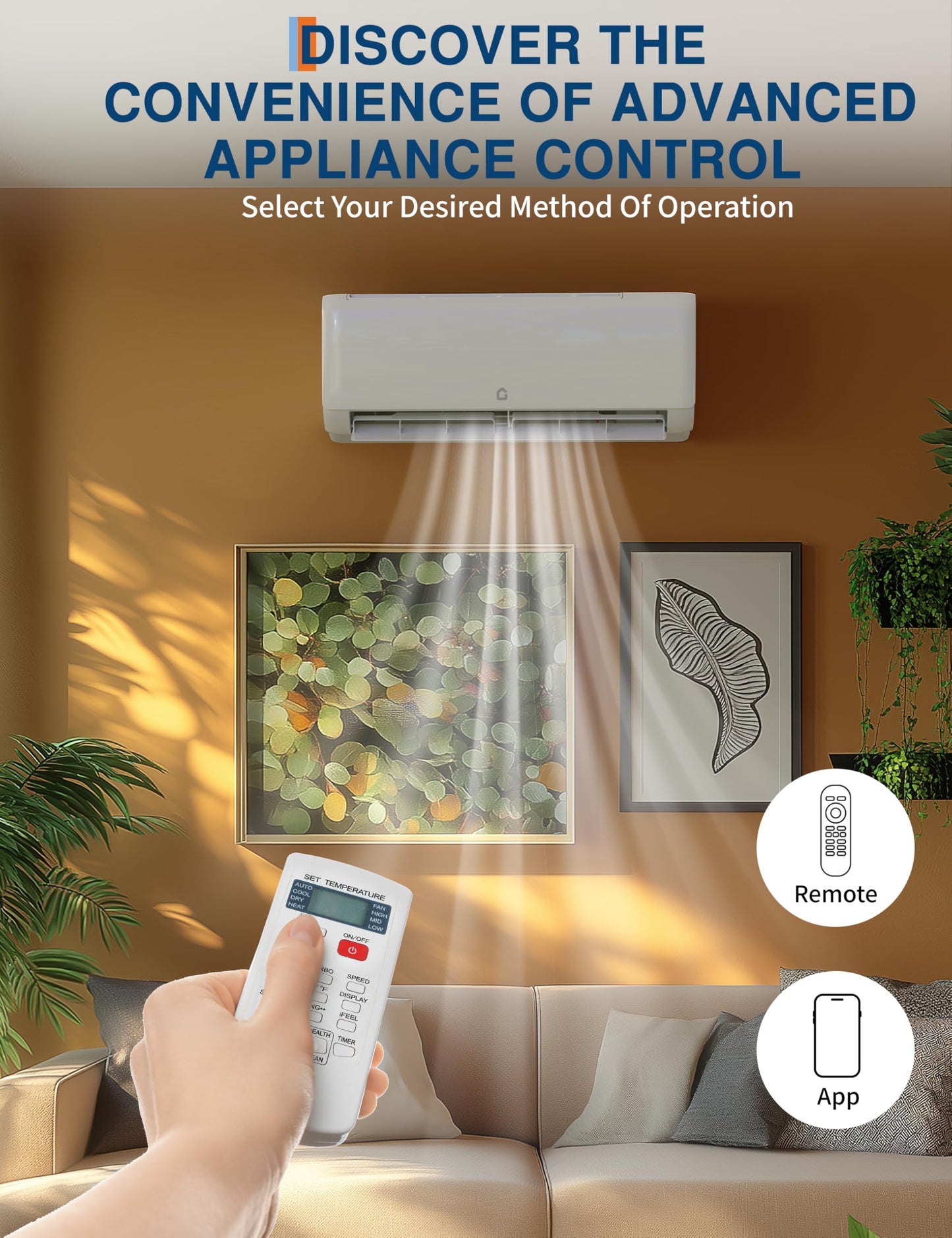 GarveeTech 24,000 BTU Energy Star Certified Mini Split AC/Heat Pump – 21 SEER2 Inverter Ductless System, 230V, Cools 1500 Sq.Ft, Alexa-Enabled, White