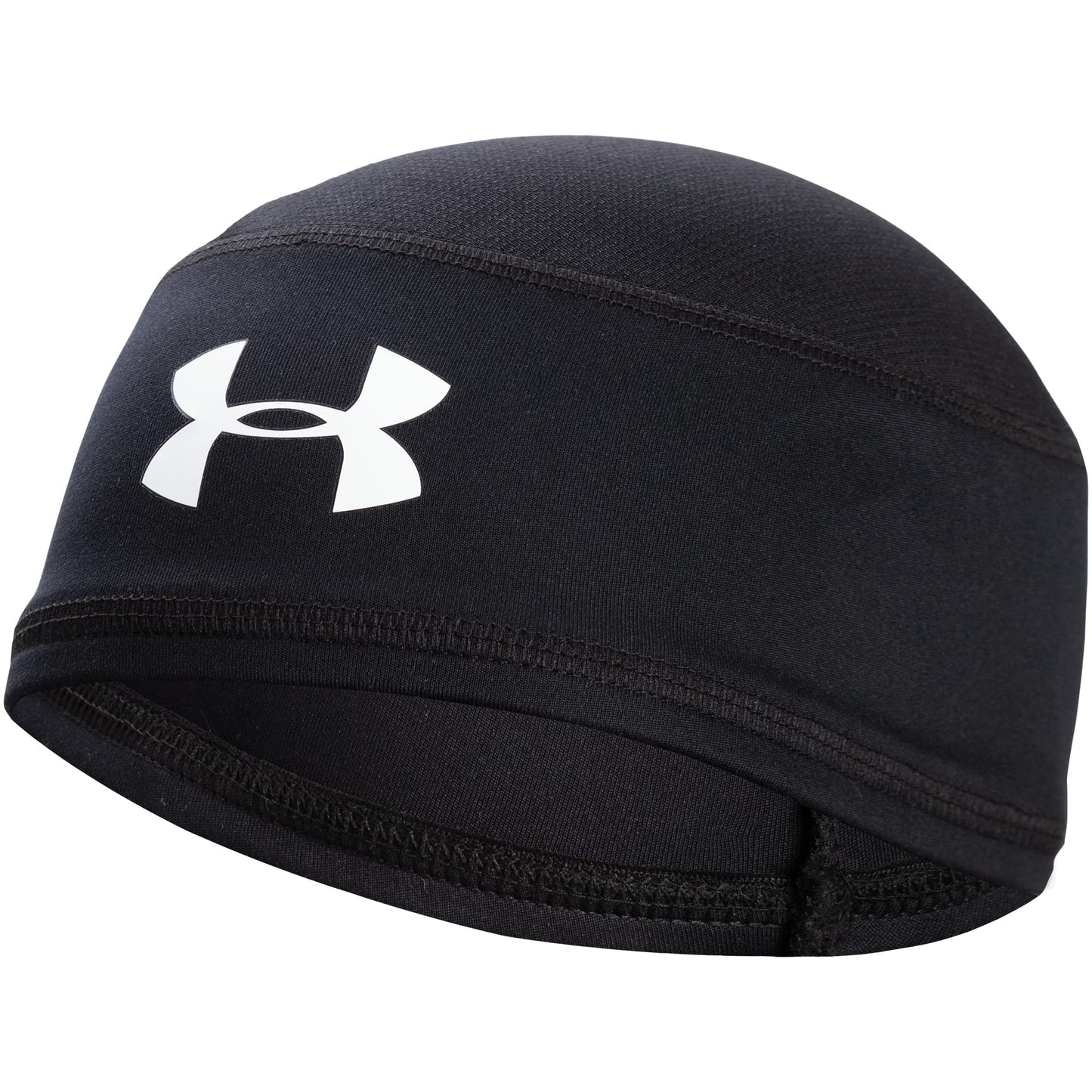 Under Armour Unisex Football Skull & Wave Cap, Cooling Helmet & Hair Cap with 4-Way Stretch & Elastic Fabric, OSFA, Black