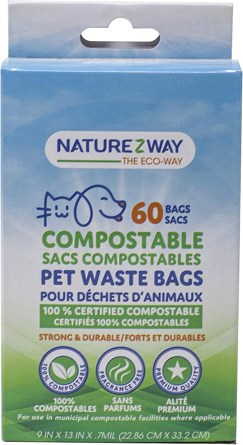 60 NATUREZWAY Pet Waste Bags, CT