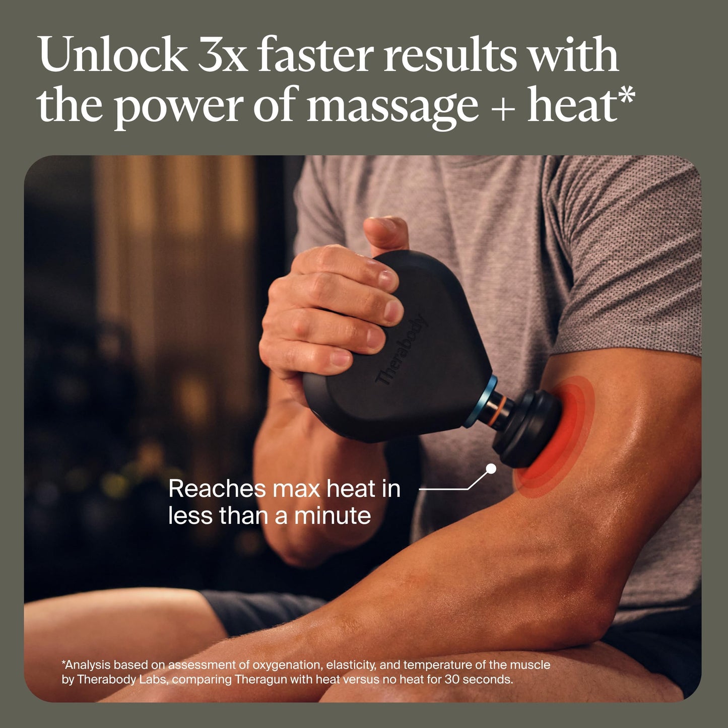 TheraGun Mini Plus Massage Gun by Therabody - Portable Massage Enhanced with Heat – Travel Essential for Faster Recovery On The Go