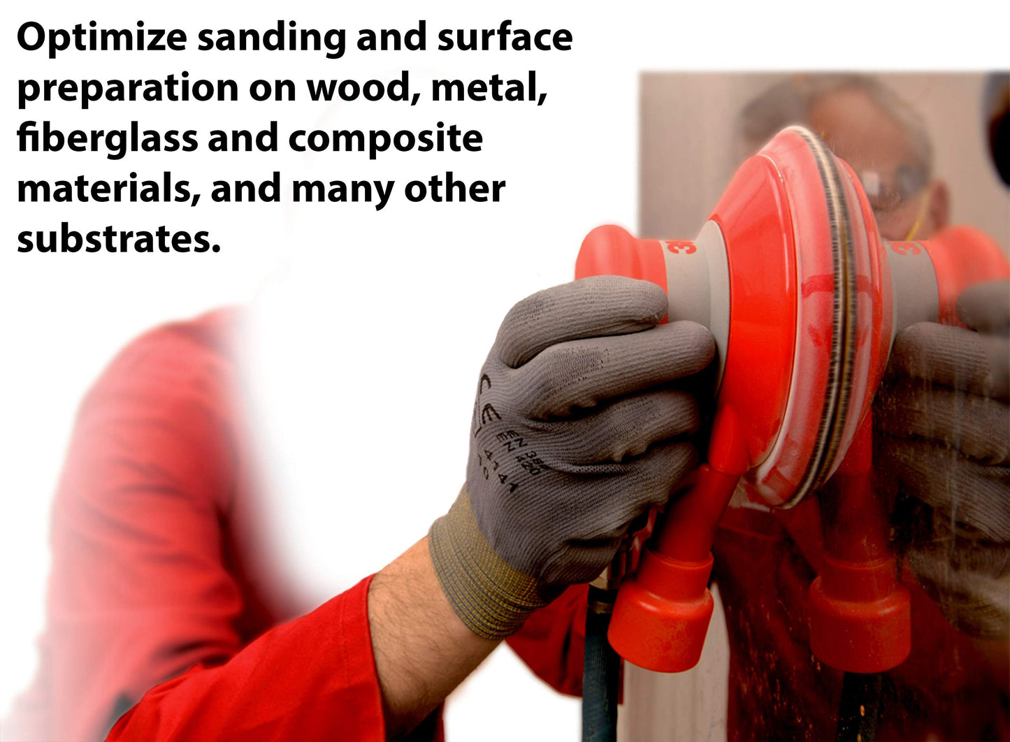 3M™ Self-Generated Vacuum Random Orbital Sander, 20327, 6 in, 3/16 in Orbit, 1 ea/Case