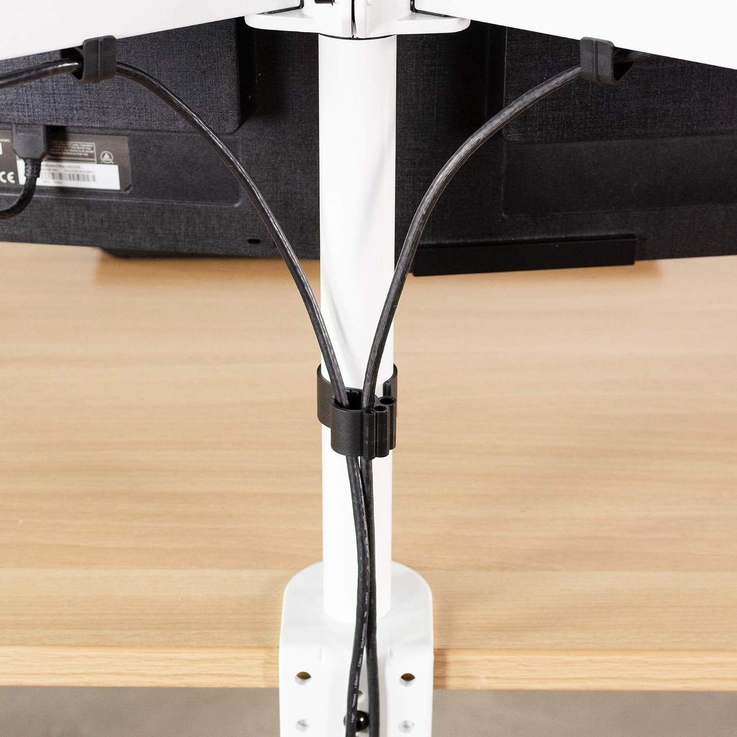 VIVO 1 4 Set PT-SD-WC05C Cable Management Clips for Desk Monitor Stands, Computer Office Workstation Cord Organization