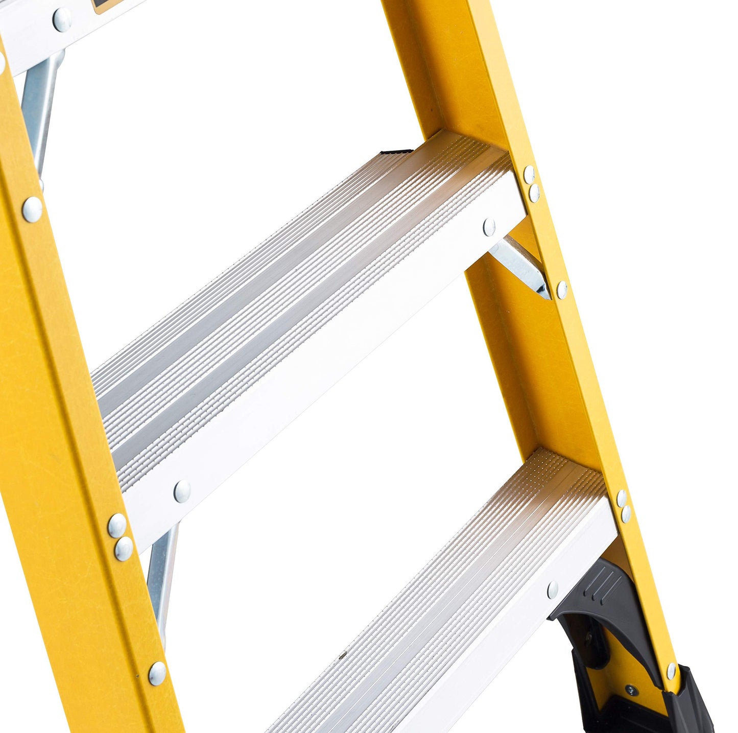 DeWalt 6-Feet Fiberglass Stepladder (500-Pound Duty Rating) and Louisville Ladder 8 ft Fiberglass Step Ladder (Orange, 375-Pound Capacity) Bundle