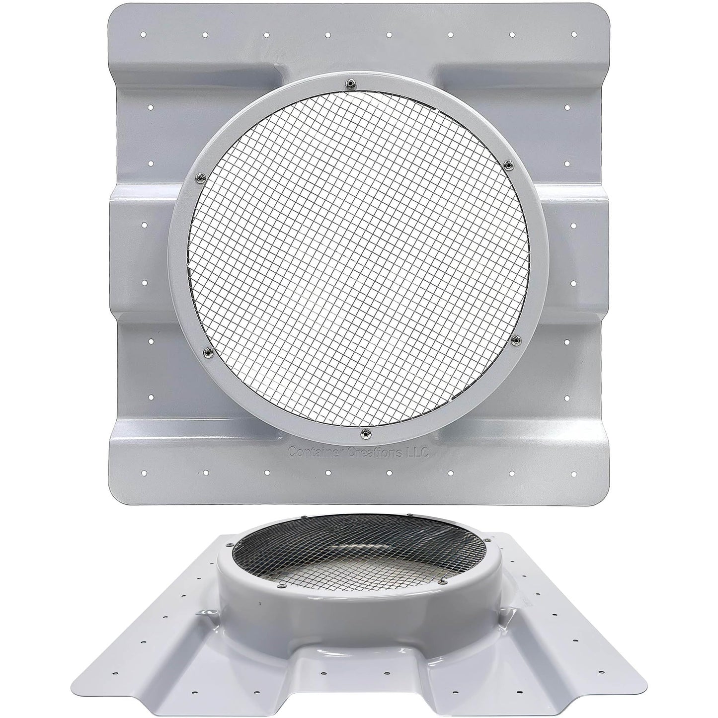 AdaptAIR® Roof Vent Adapter (1-Pack) for 20' Shipping Container/Conex Setup - Fits 12-Inch Turbines - Pair with 1-Pack Turbine, Sold Separately
