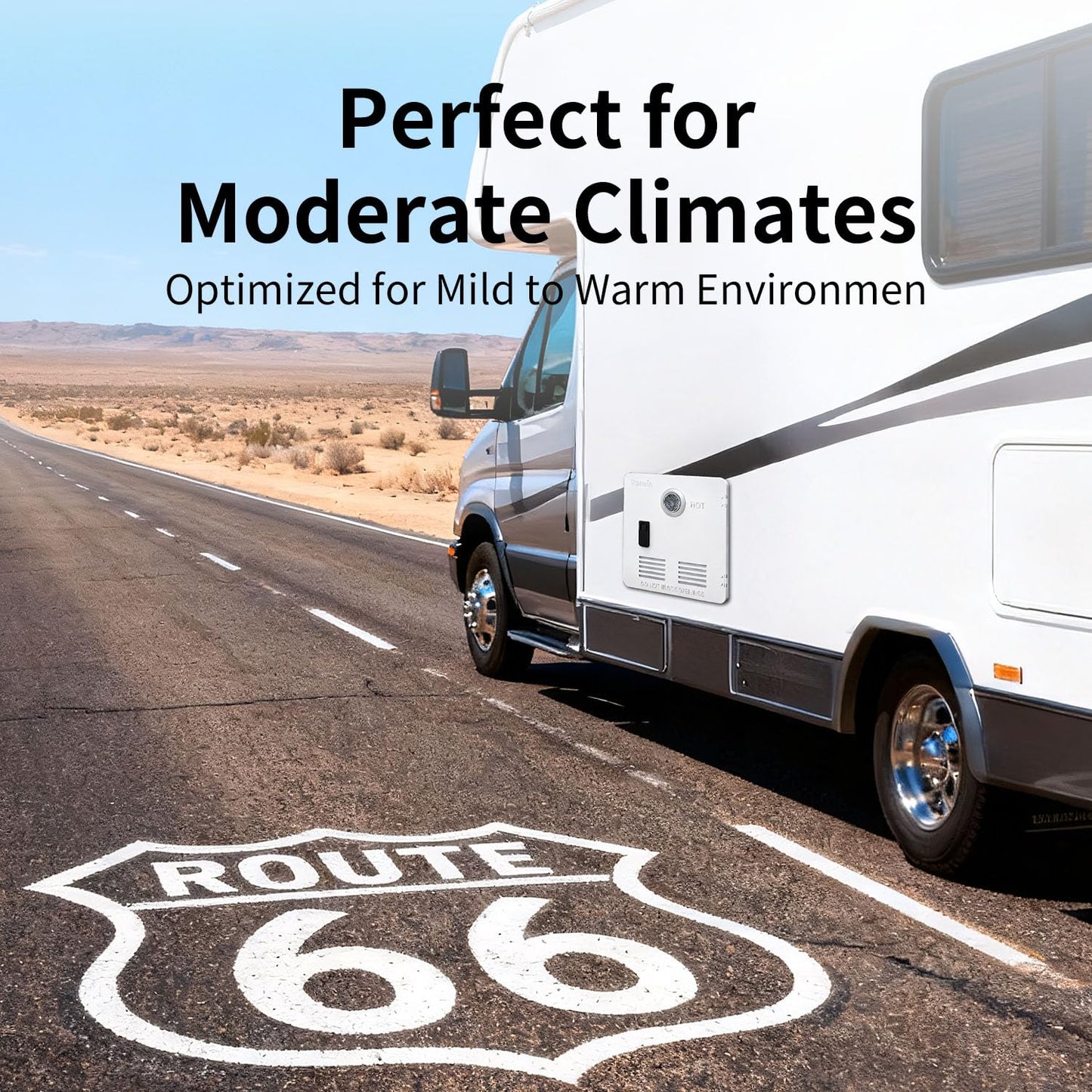 Gen II Ranein On-Demand Propane RV Tankless Water Heater, 15×15 White Door & Remote Control, High Altitude Compatible, CSA Certified, Summer Comfort Optimized, Perfect for Moderate Usage