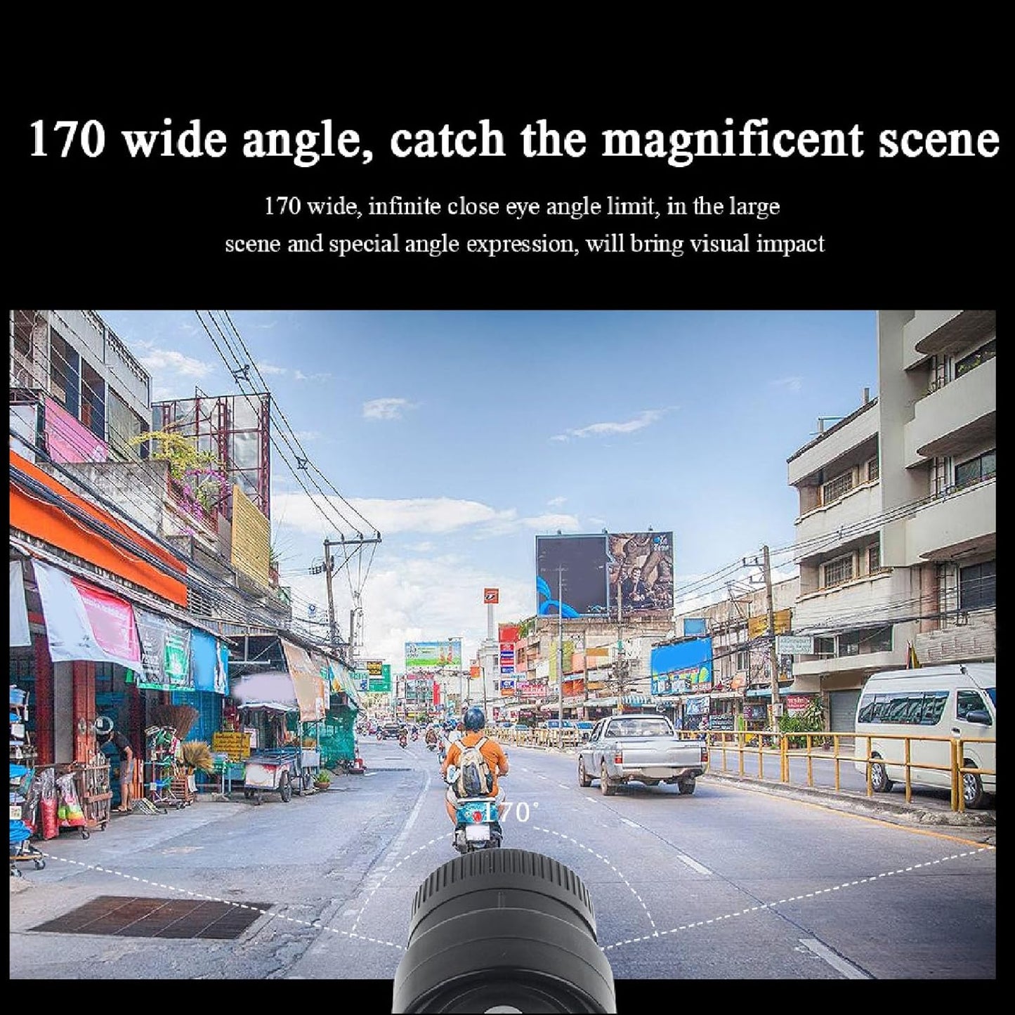 Luqeeg Mini Sport DV Camera, Bike Motorcycle Helmet Camera, Bike Video Recorder Sports Action Camera DV Camera