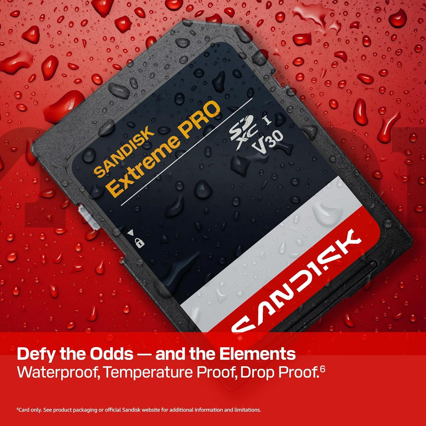 Sandisk 64GB 200MB/s 90MB/s 4K U3, V30 SDSDXXU-064G-GSCIN Extreme PRO SD UHS-I Card - Up to Read Speed and Write Speed