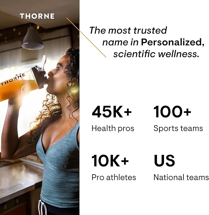 THORNE Creatine - Micronized Creatine Monohydrate Powder - Support for Muscles & Cognitive Function* - for Women & Men - Pineapple Orange - NSF Certified for Sport - 5 g per Serving - 60 Servings