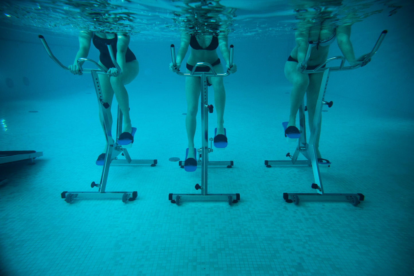 POOLBIKING ONE PLUS Aquatic Bike for Pool Fitness, Rehabilitation and Weight Loss, Adjustable Height