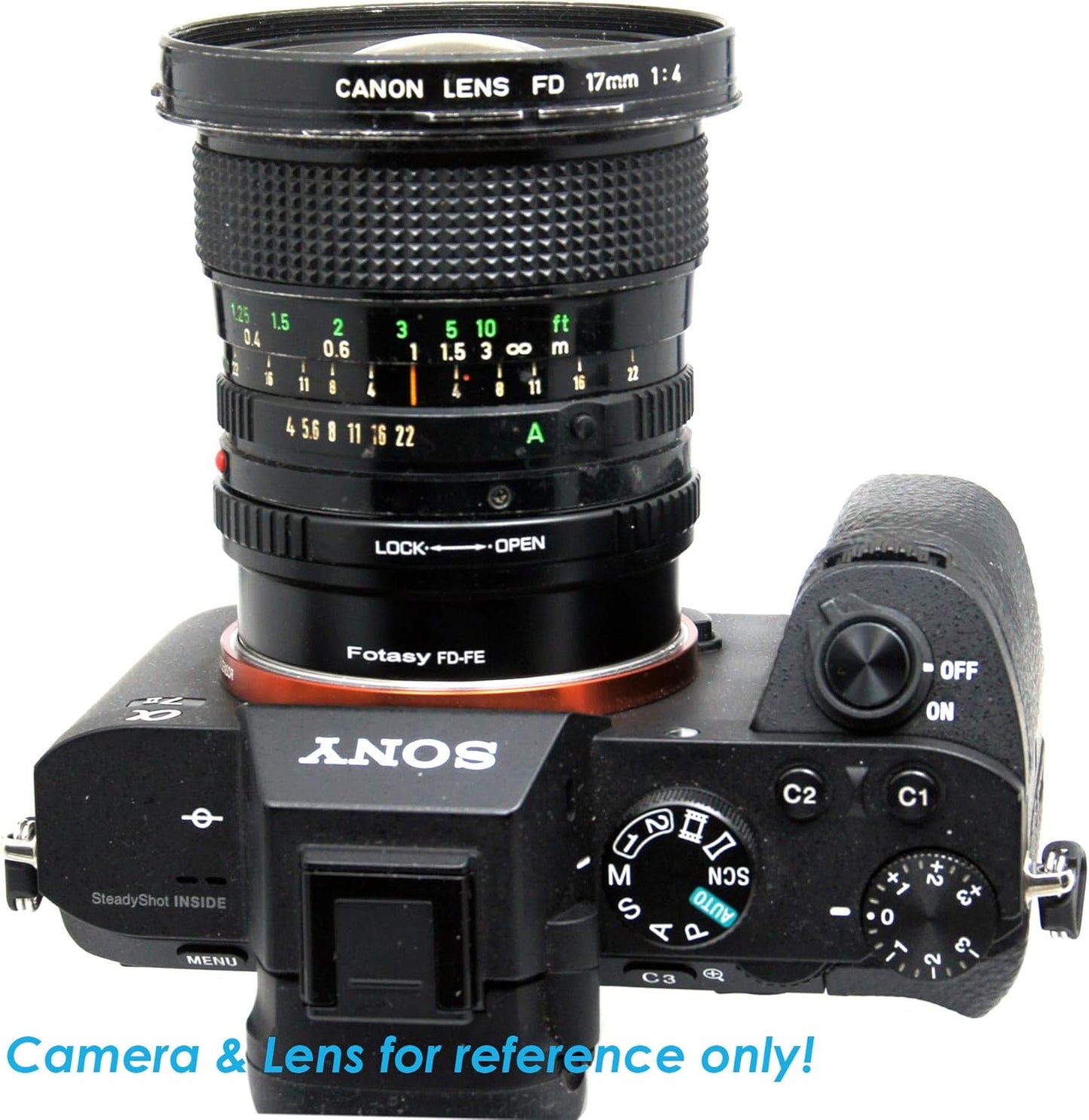Fotasy a7 a7R a7s a9 a7c 1 a6600 a6500 a6400 a6300 a6100 a6000 a5100 a5000 a3500 ZV-E10 Cannon FD Lens to E Mount