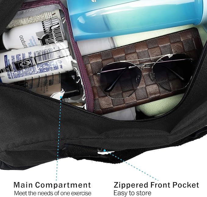 BuyAgain Duffle Bag, 18" Travel Carry On Sport Duffel Gym Bag with Top Handle For men Or Women