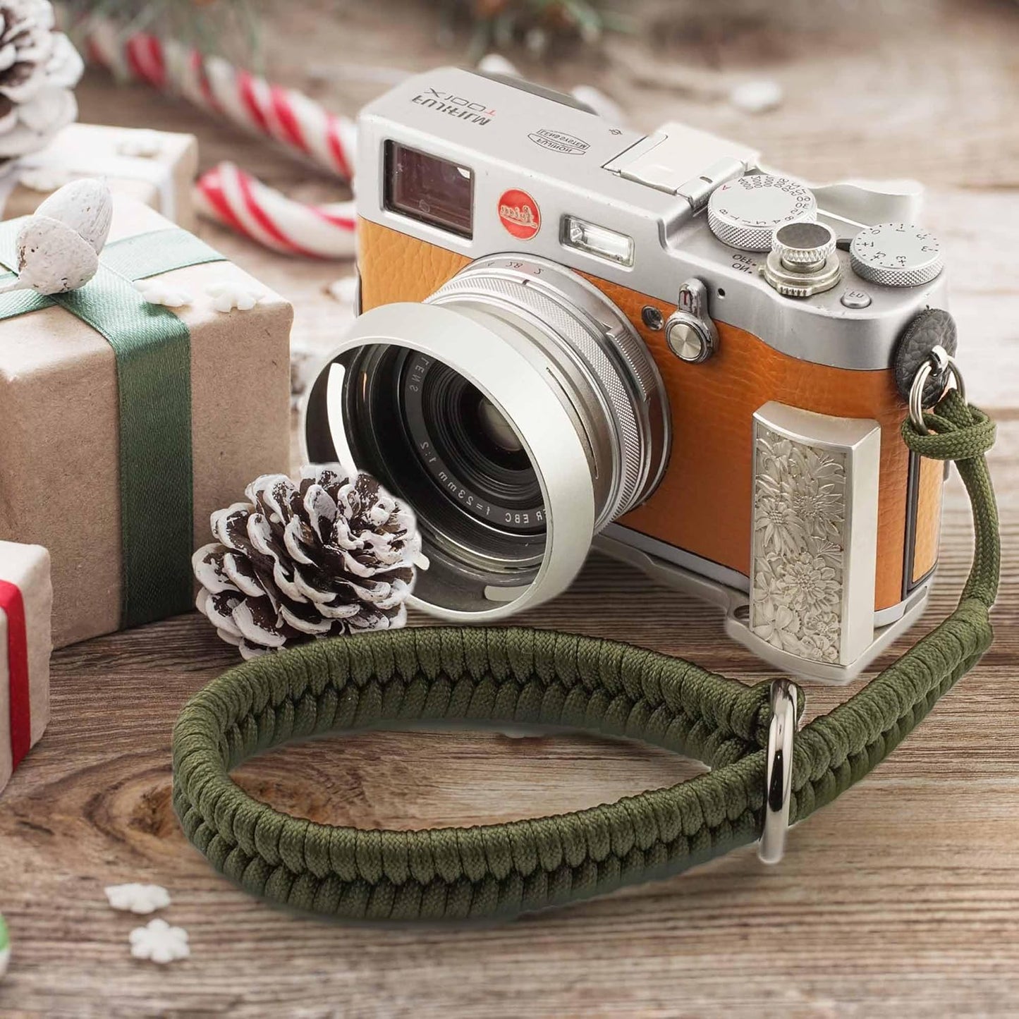 AQAREA Quick Release Wrist Strap for DSLR and Mirrorless Cameras - Green