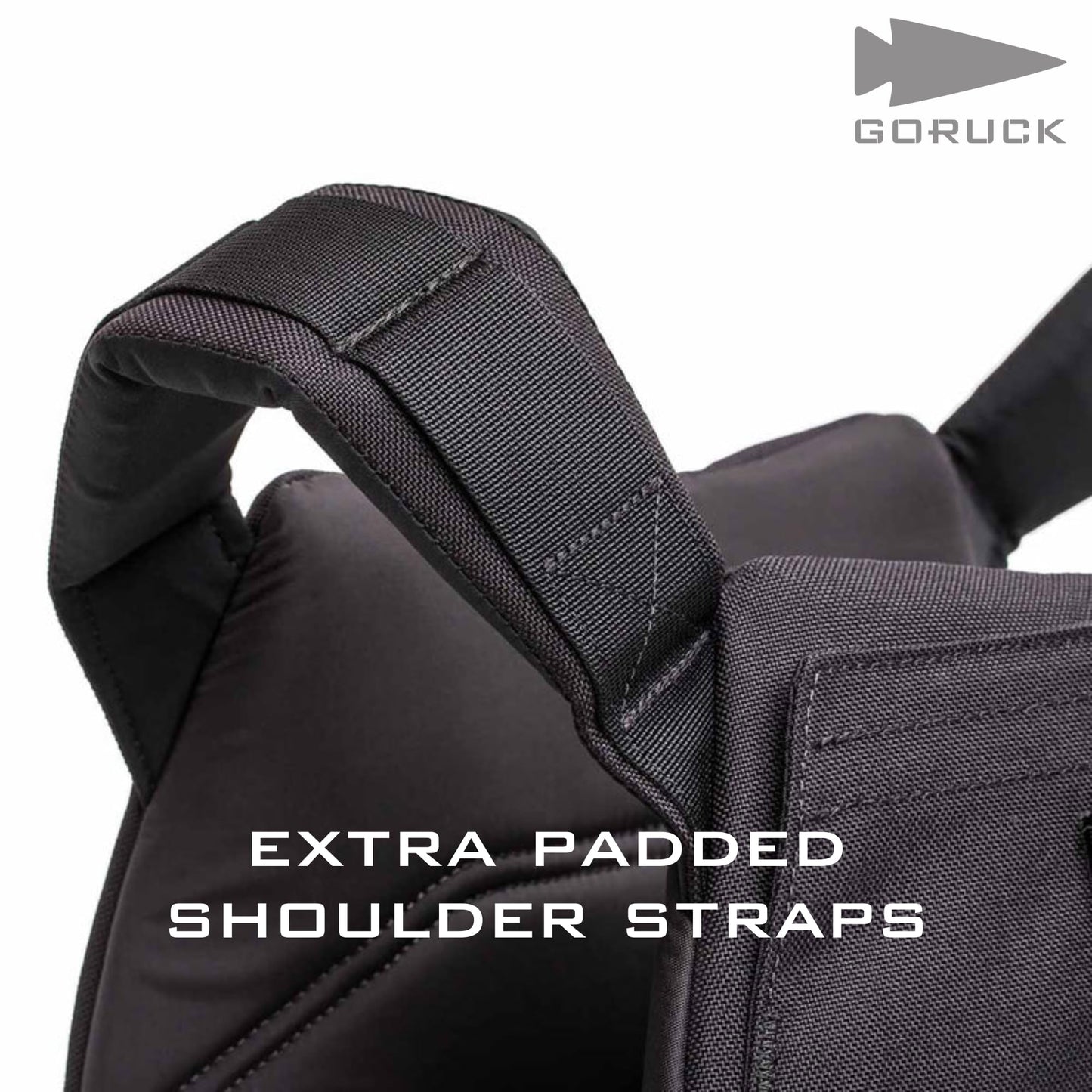 GORUCK Rucking Weighted Vest for Men and Women - Ergonomic Design for Walking, Running, and Weight Loss Training - Adjustable Weight Vest with Strorage Pocket - L/XL Black