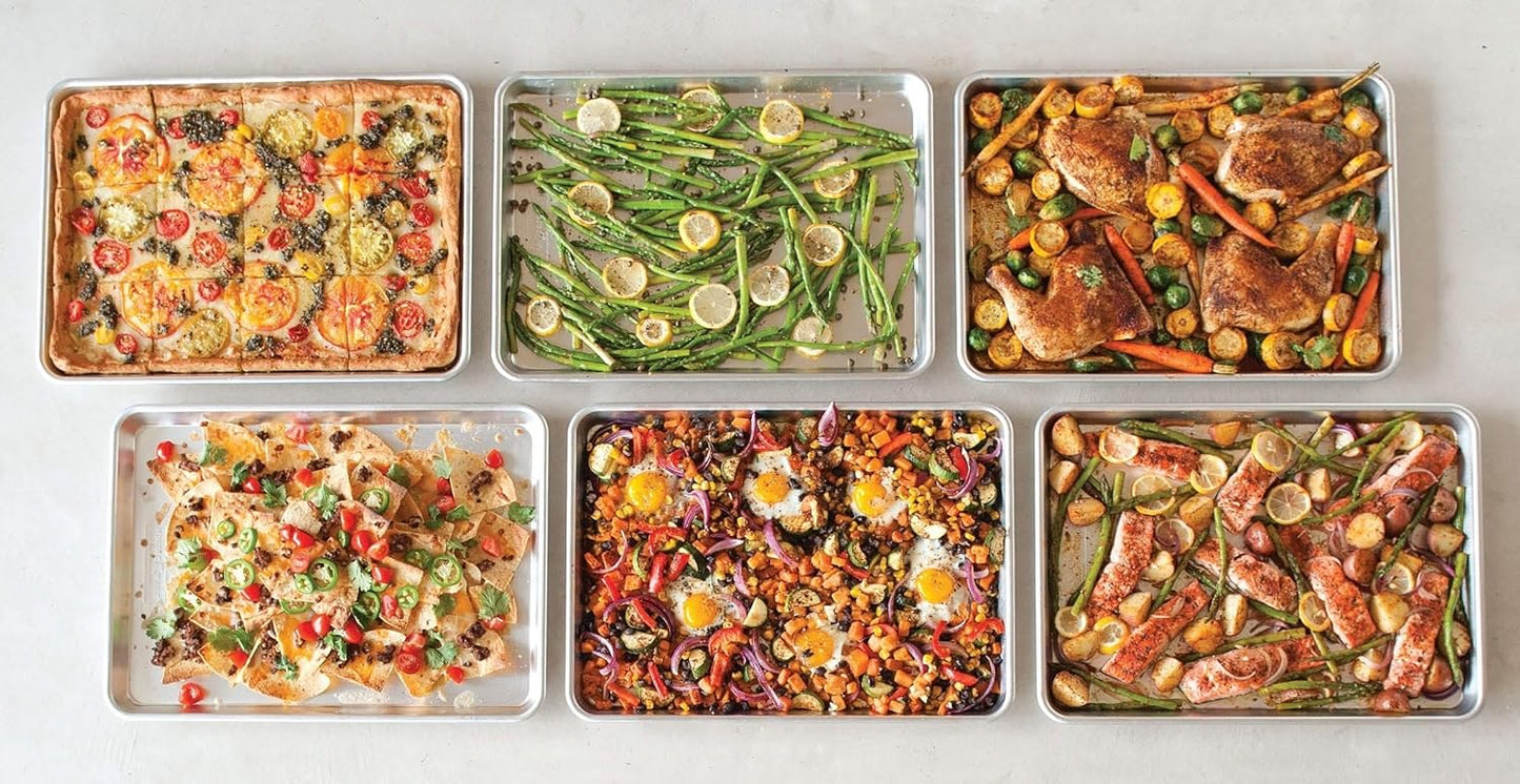 Nordic Ware Baker's Half Sheet - Natural Aluminum | Perfect for Baking & Cooking