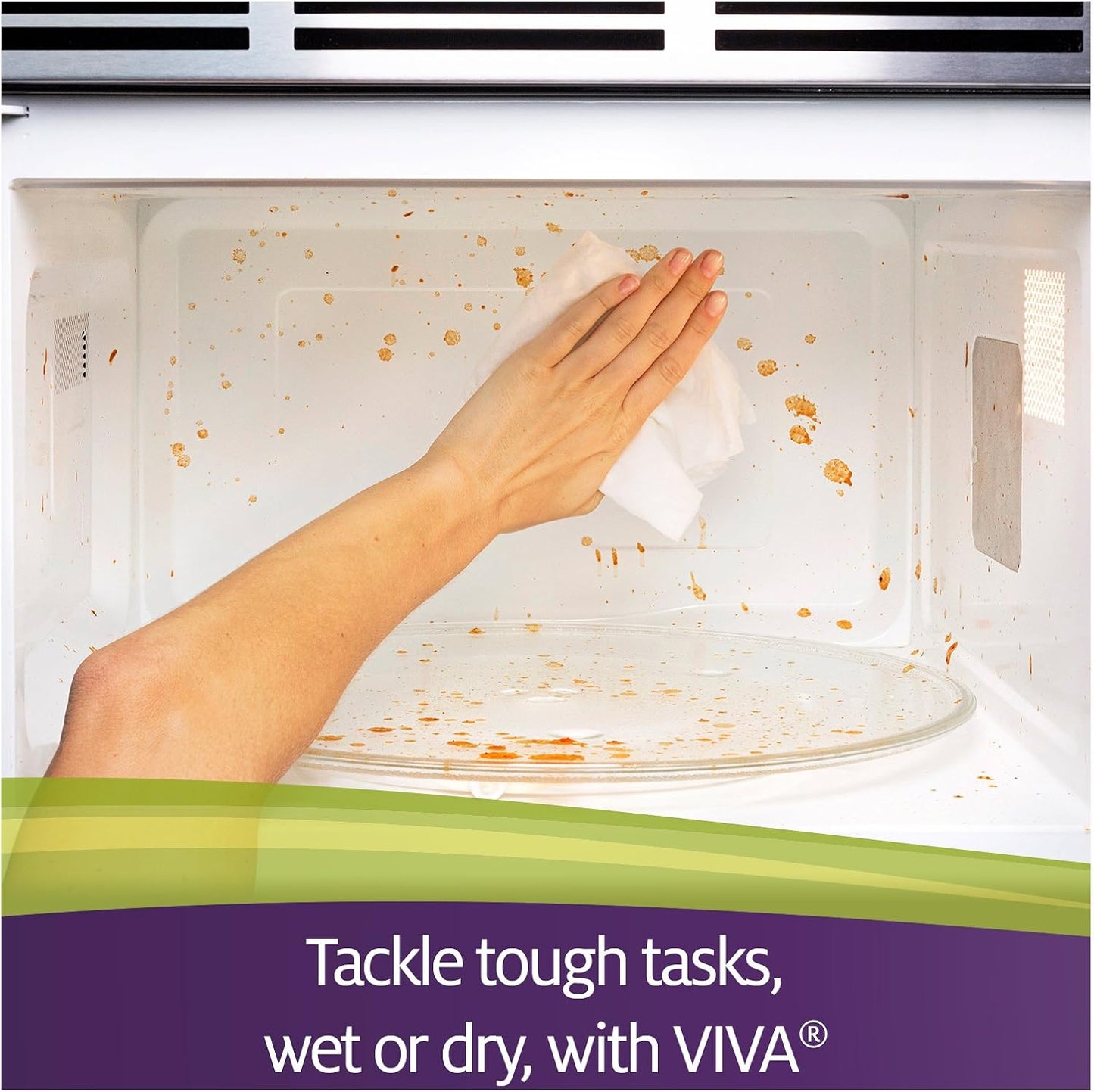 VIVA Choose-A-Sheet Paper Towels - Soft & Strong Cloth-Like Texture | 6 Regular Rolls for Ultimate Clean