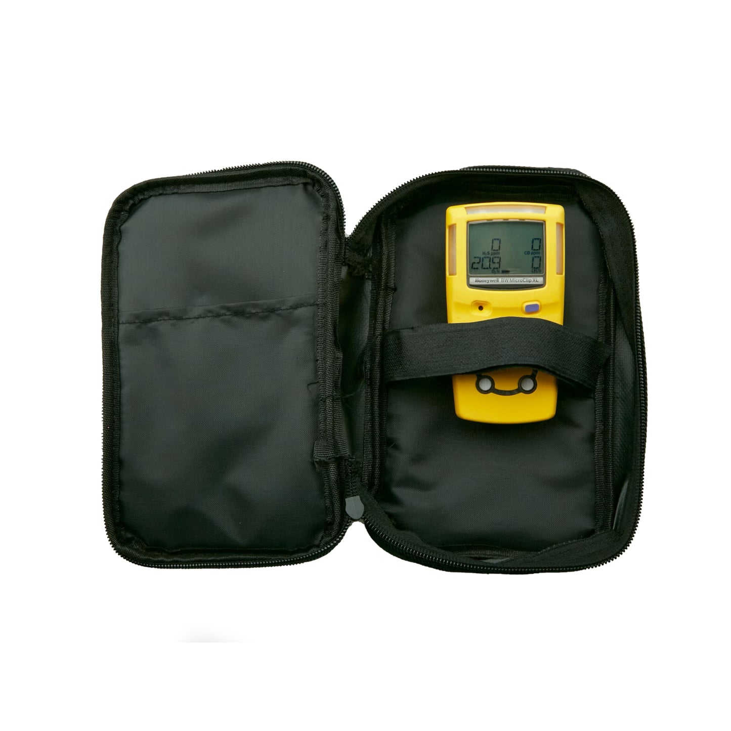ITSPWR Bundle Containing: BW Technologies MCXL-XWHM-Y – 4 Gas Detector, O2, CO, H2S, LEL, Portable, Long Runtime, IP68, and ITSPWR Carrying Case