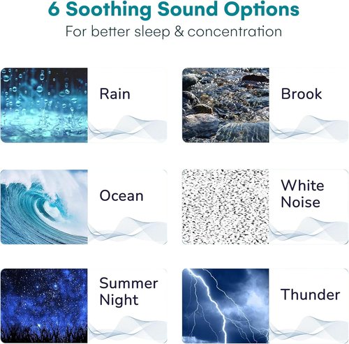 Big Red Rooster Sleep Sound Machine - Portable White Noise Device for Kids & Babies | Nature Sounds, 4x4x3 in