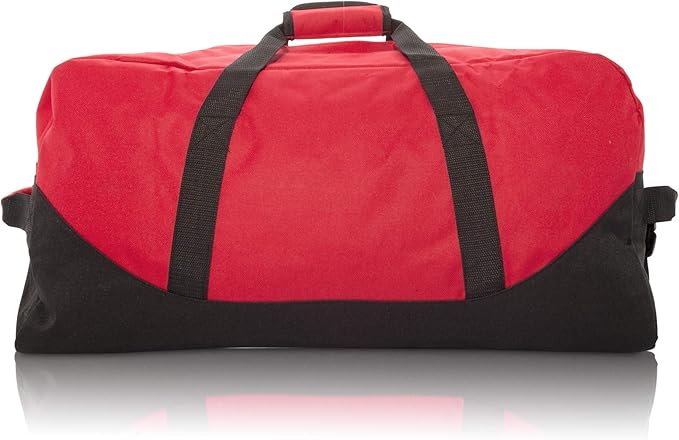 DALIX 25" Big Adventure Large Gym Sports Duffle Bag (Black Grey Navy Blue Red Camo)