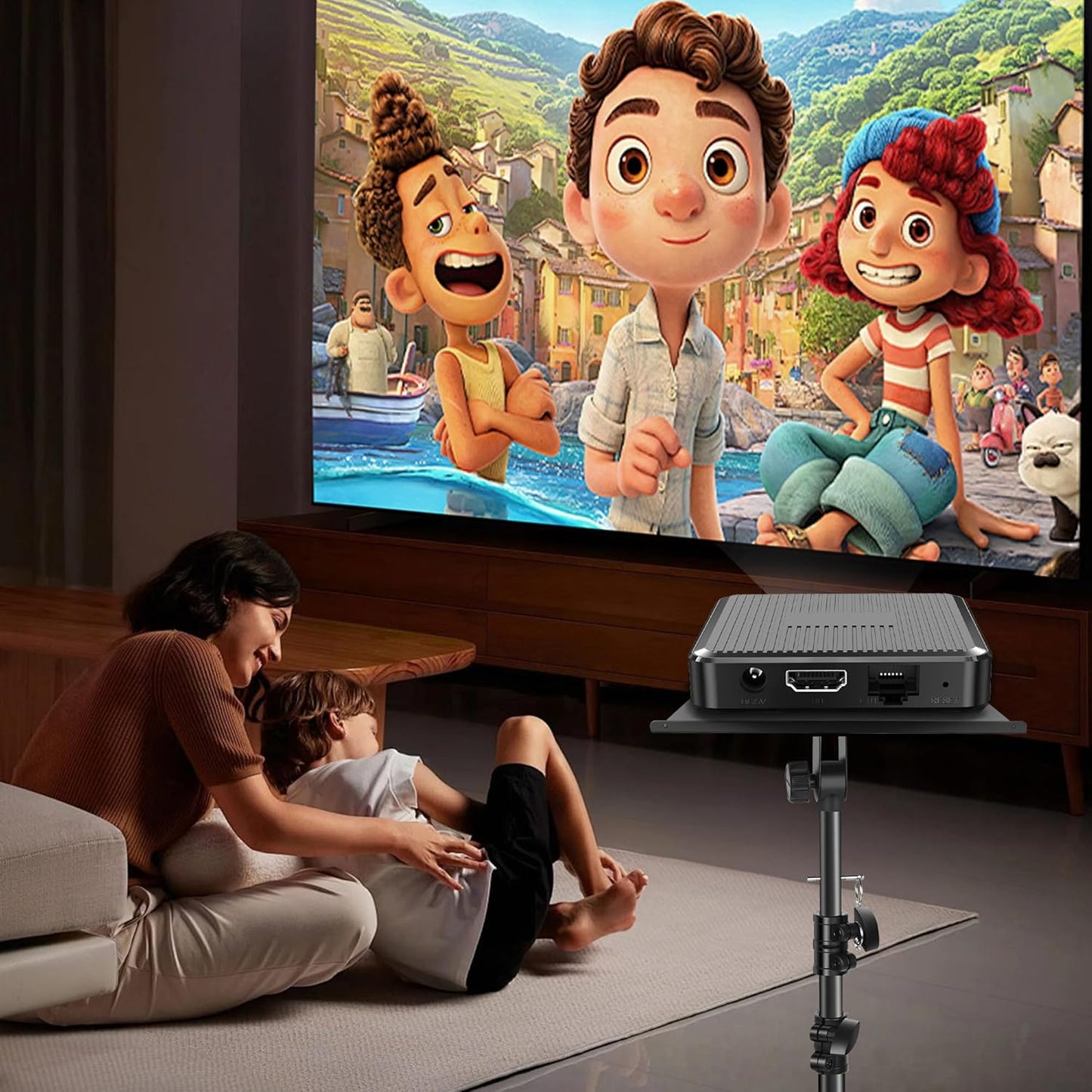 24.4" 46" GrowDaily Projector Stand,Projector Laptop Stand Tripod Laptop Tripod Stand Height To Laptop Floor Stand