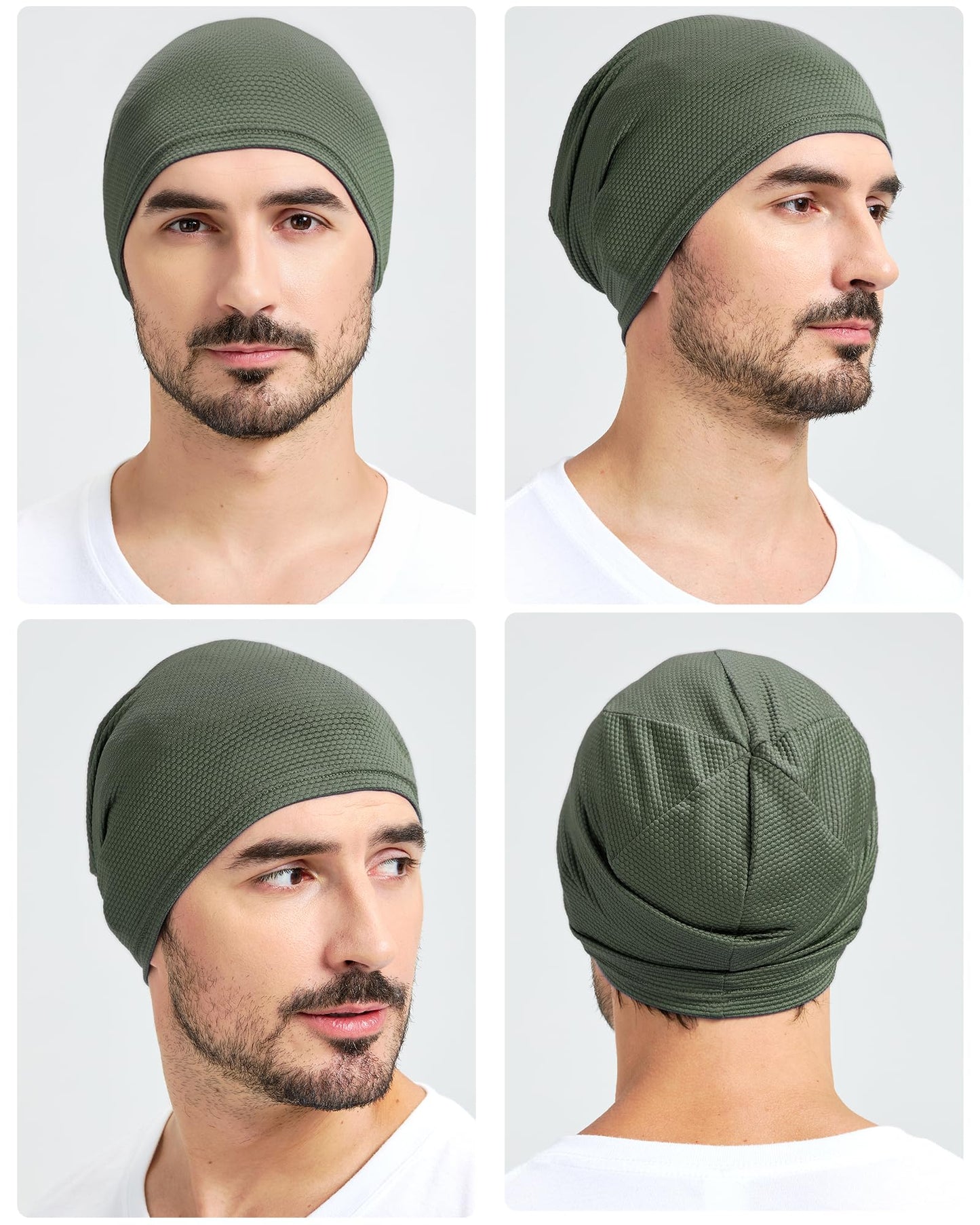 choshion Cooling Skull Caps for Men Women-Thin Breathable Mesh Beanie for Running Skull Cap for Cycling Gym & Outdoor Sports