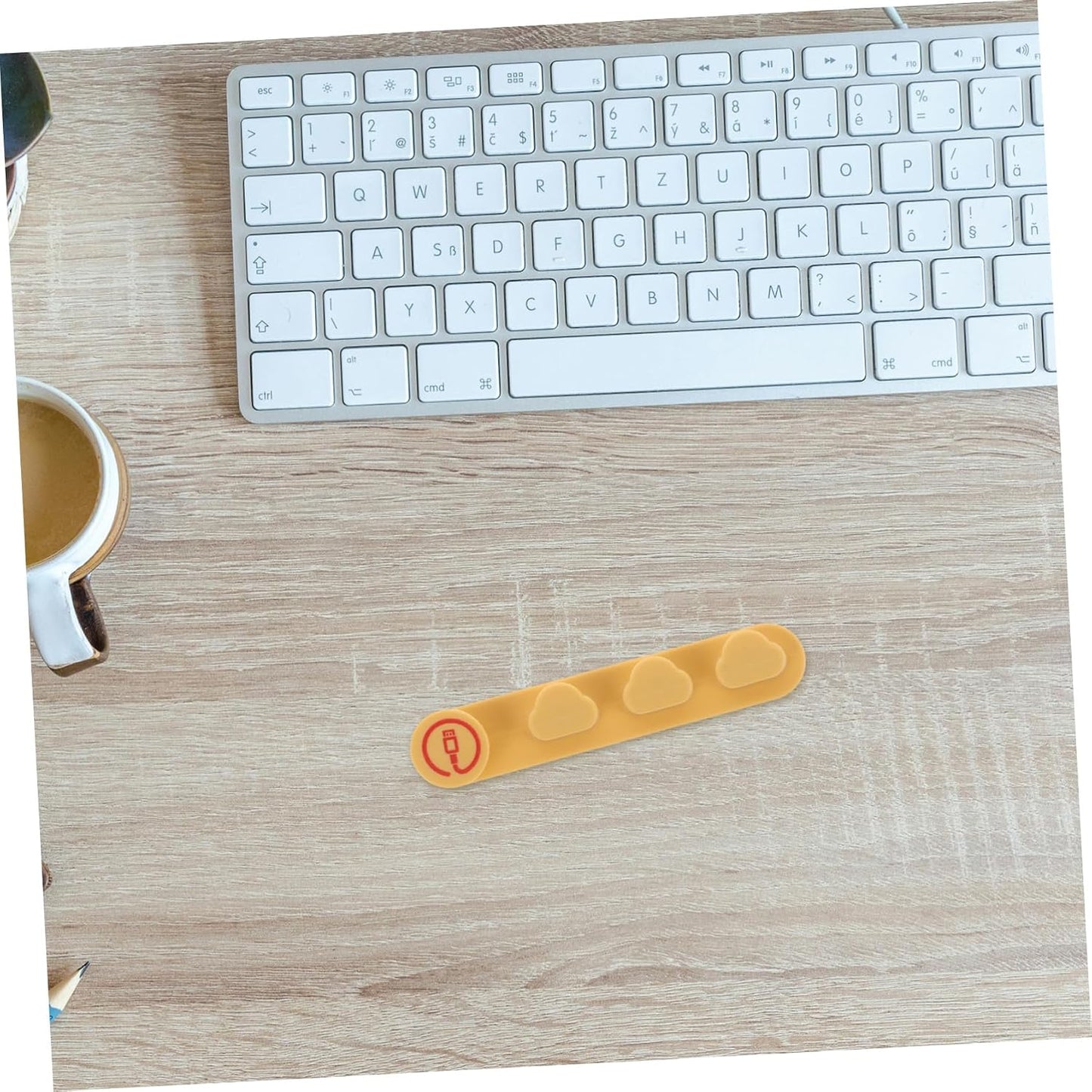 SHOWERORO Desk Cable Management Clip - Multi-Functional TPR Cord Holder