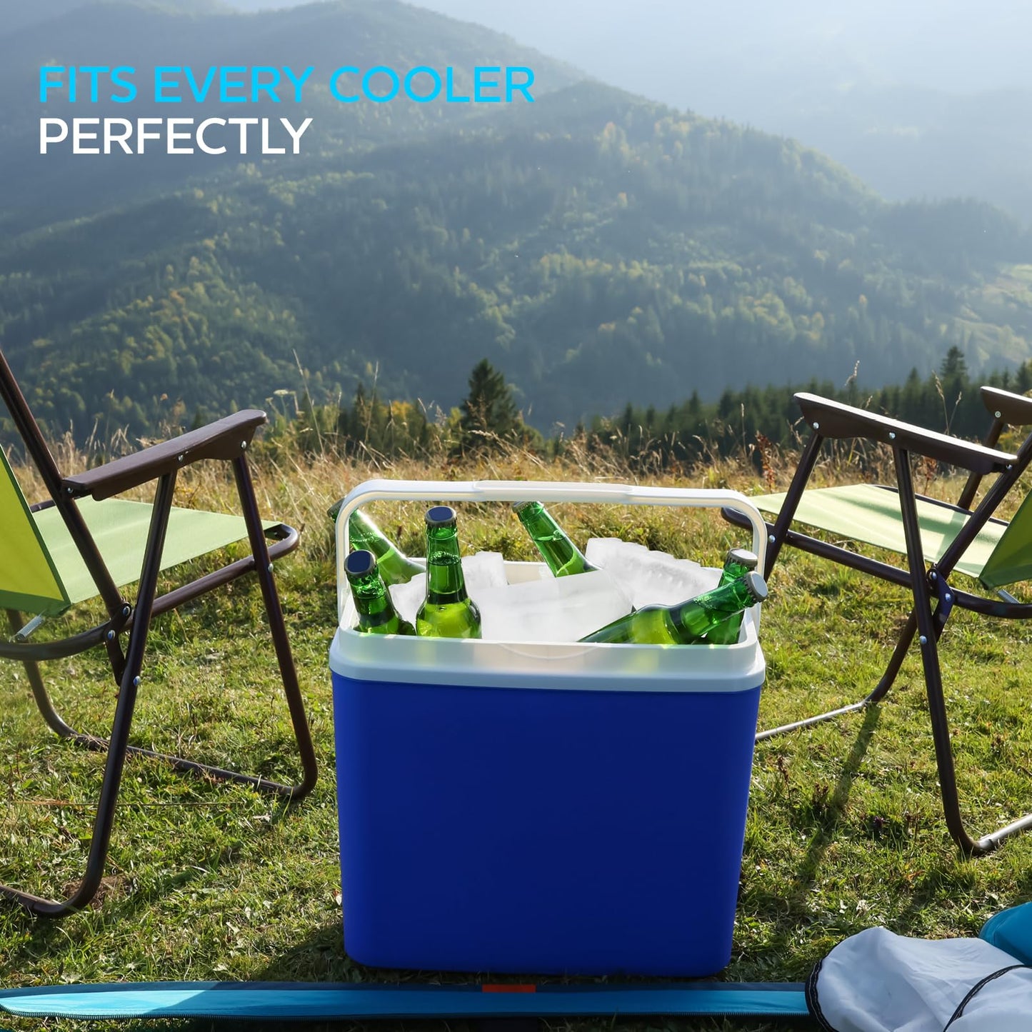 Extra Large Ice Block Mold 3 Pack-Makes three 5 lb Extra-large Ice cubes, Steel reinforced molds,Upgrade Ice Cube Maker，Ideal for Revitalizing Ice Baths or Chilled Coolers ，Reusable Silicone Molds