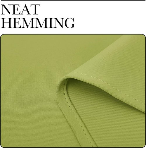 NICETOWN Blackout Curtain Panels - Thermal Insulated Grommet Drapes for Living Room | 34 x 63 Inches in Fresh Green