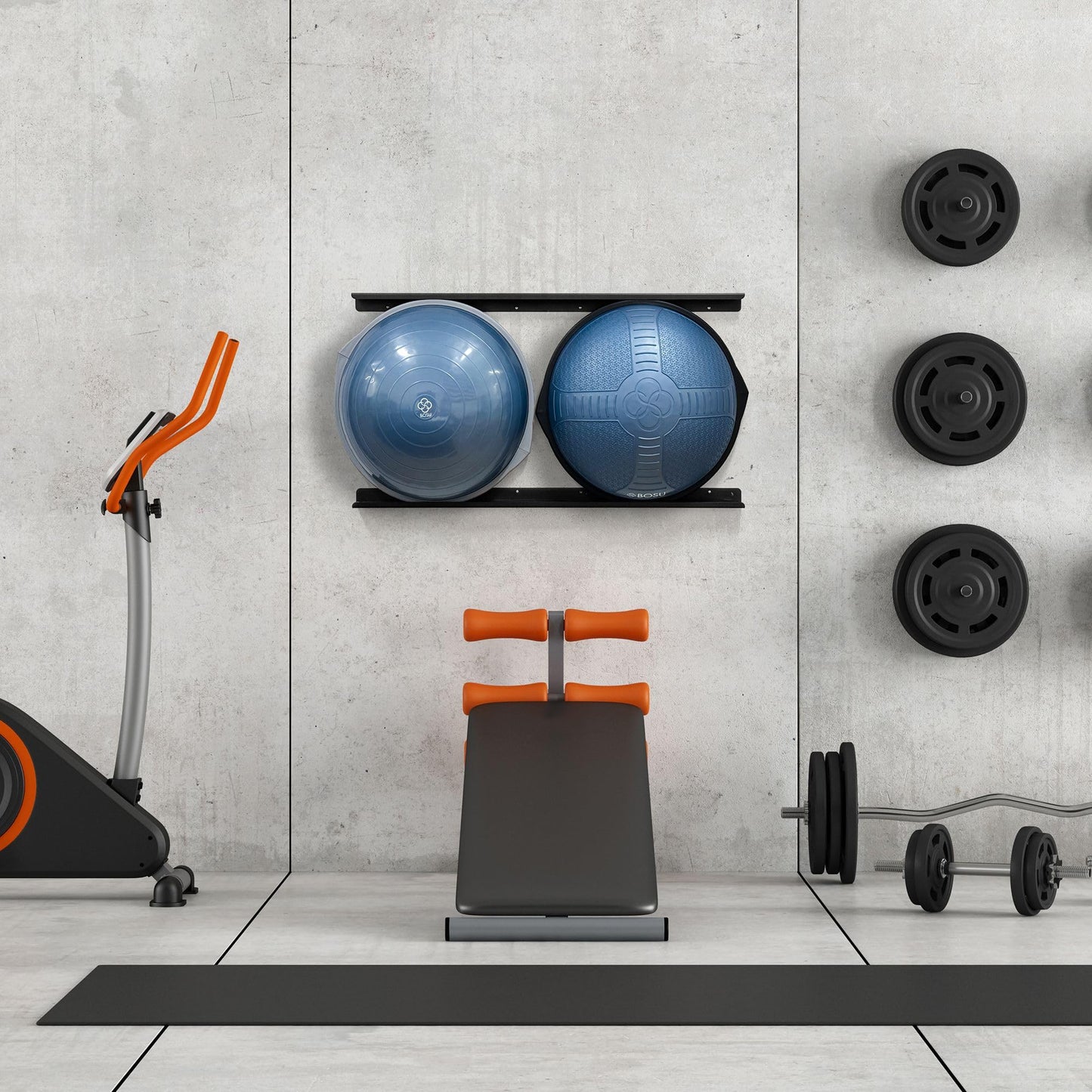 BOSU® Double Storage Balance Trainer Wall Bracket
