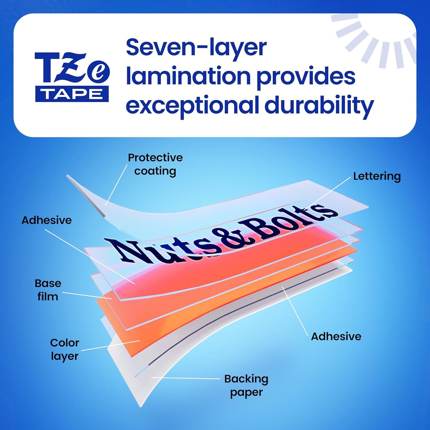 (TZeMQP35), Laminated,1/2in 16.4ft (12mm 5m), Brother Genuine P-Touch TZe White Print on Berry Pink Label Tape x x