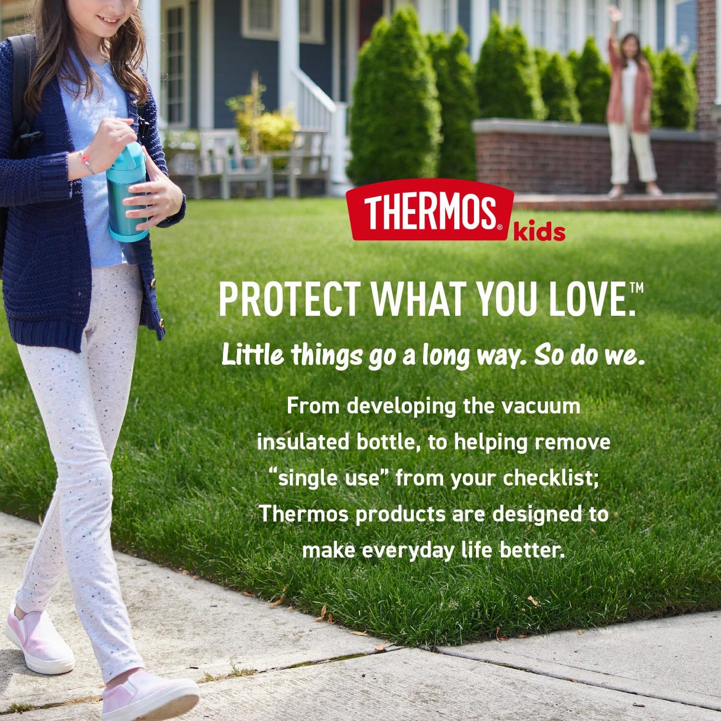 THERMOS FUNTAINER 16 Ounce Plastic Hydration Bottle with Spout, Mario