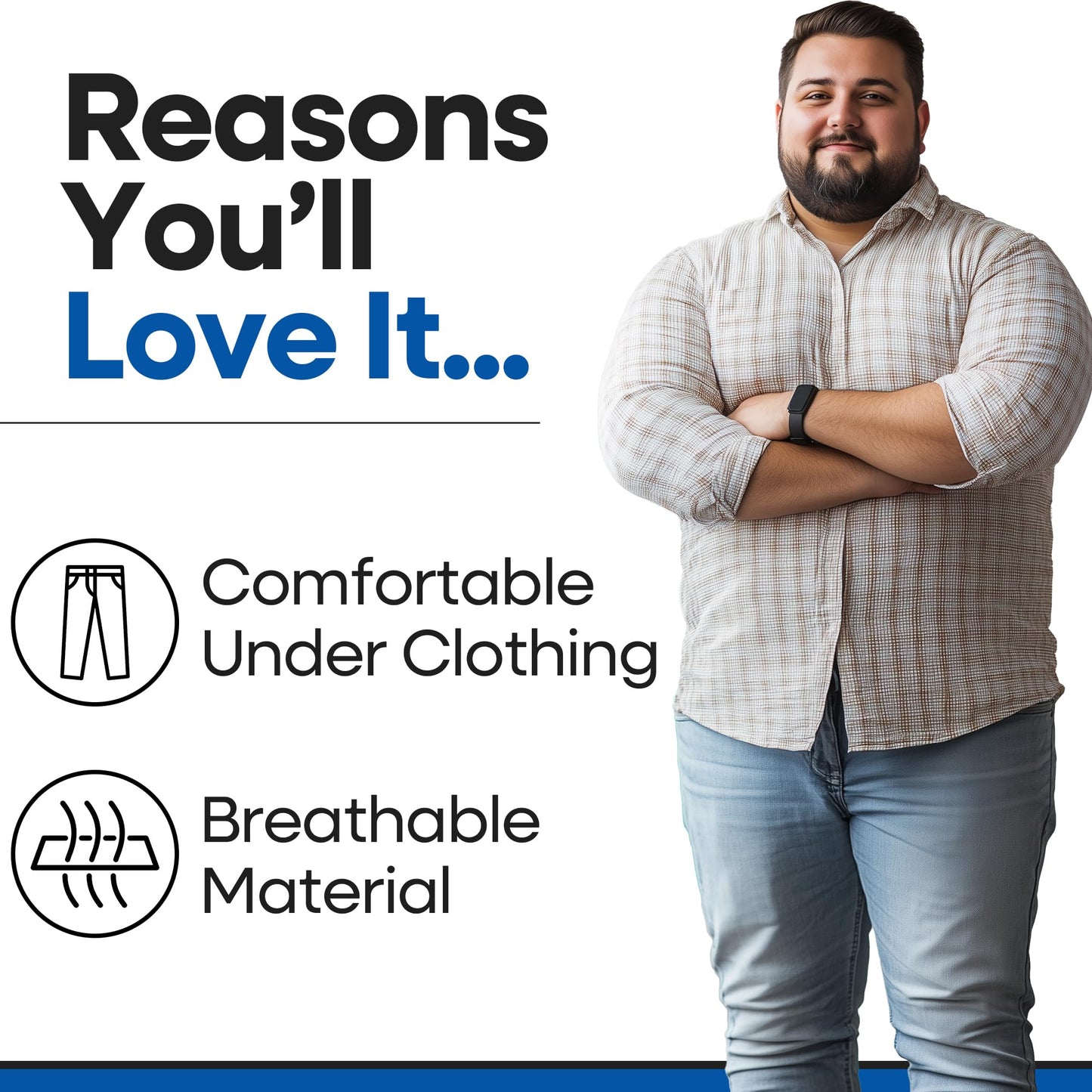 Plus Size Hip Brace Thigh Compression Sleeve | Sciatica Pain Relief Device Brace | Hamstring & Groin Compression Sleeve Wrap | Sciatic Nerve Relief | Hip Support Braces for Women & Men | X-LG / RIGHT