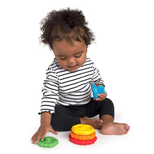 Baby Einstein Teether Toy Set - Multi-Textured 5-Piece Easy-to-Grasp Design for Ages 3 Months+