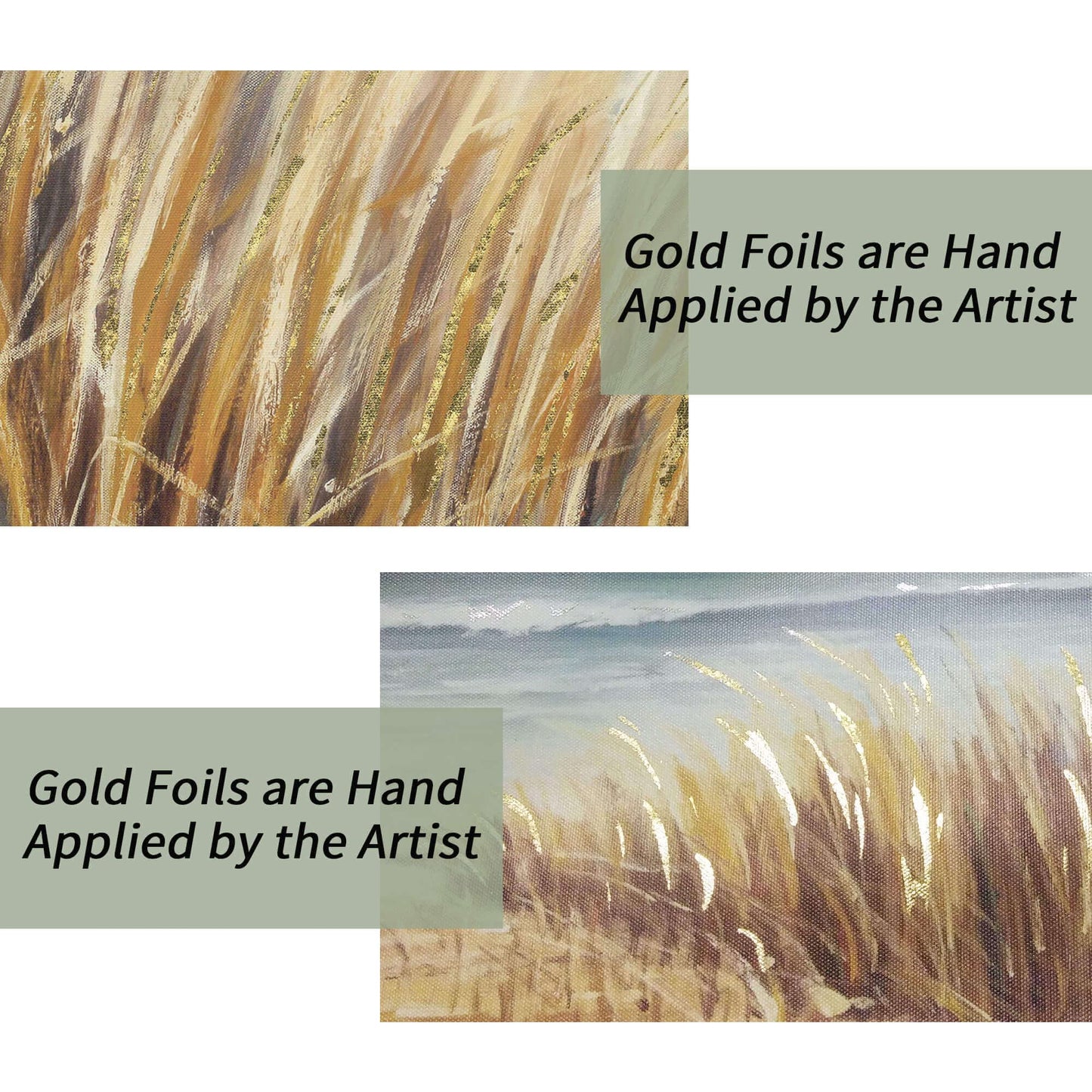 summer melody Coastal Painting Art Ocean Picture - Abstract Seascape Canvas Beach Artwork Modern Seashore Prints for Bedroom Living Room