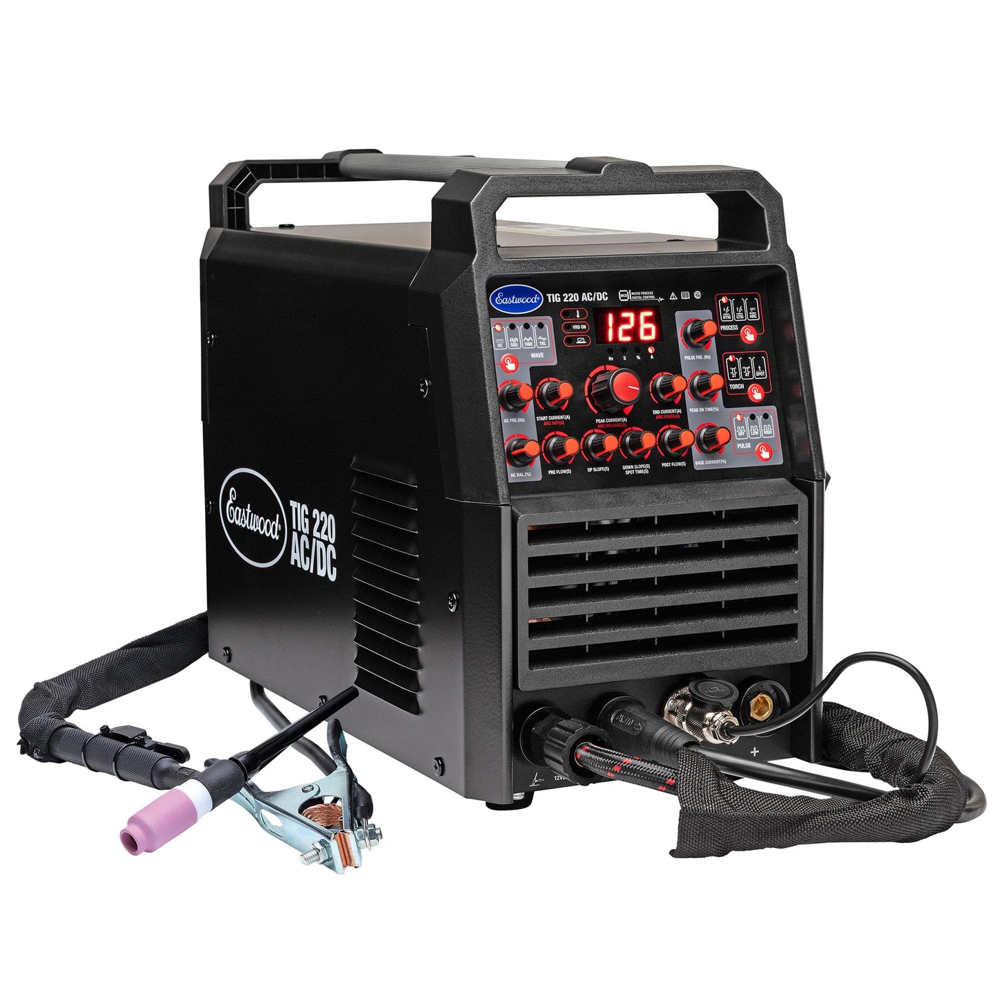 Eastwood TIG 220 AMP AC/DC TIG Welder and Stick Welding Weld Steel Aluminum