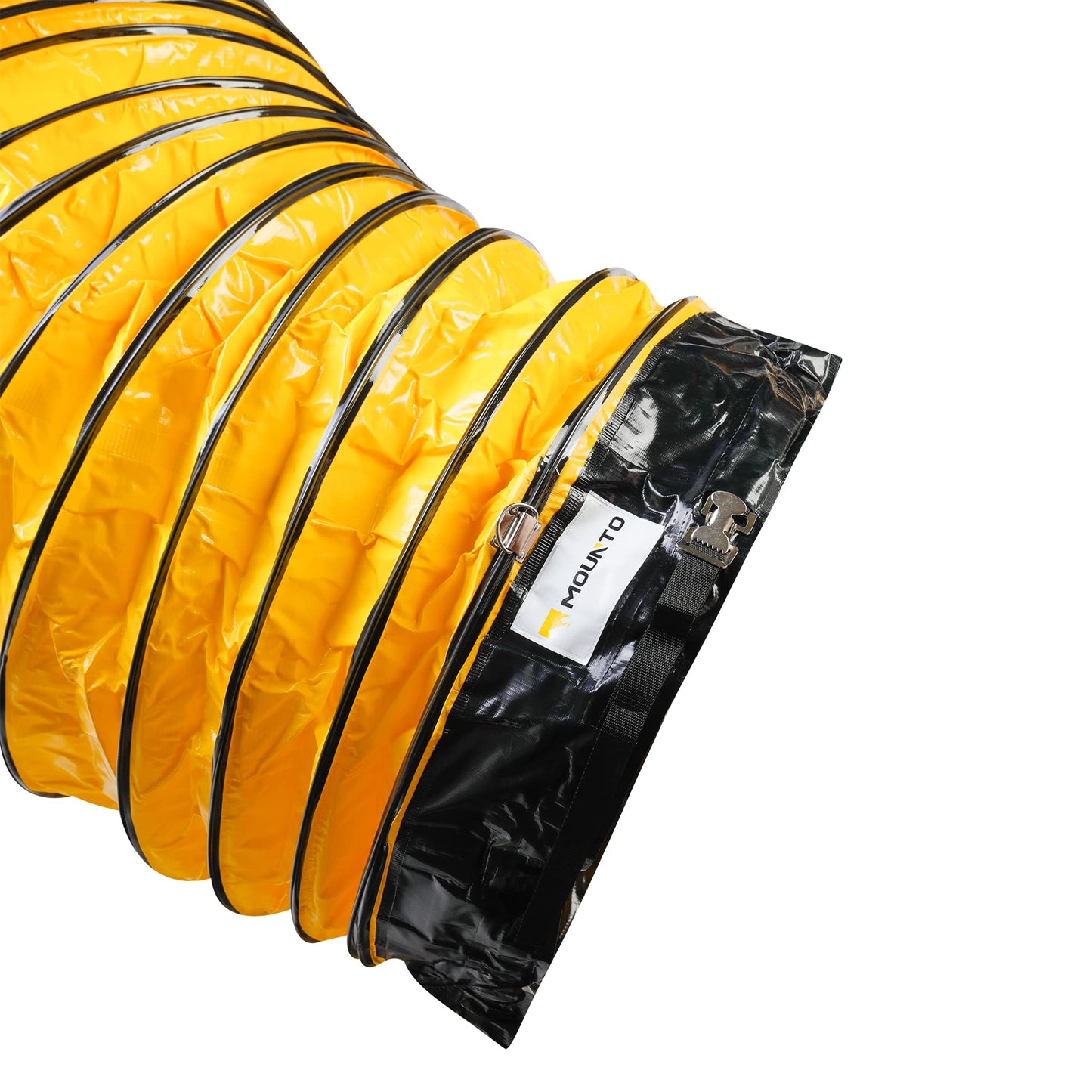 MOUNTO 25FT PVC Flexible Duct Hosing for Exhaust Fan (24inch)
