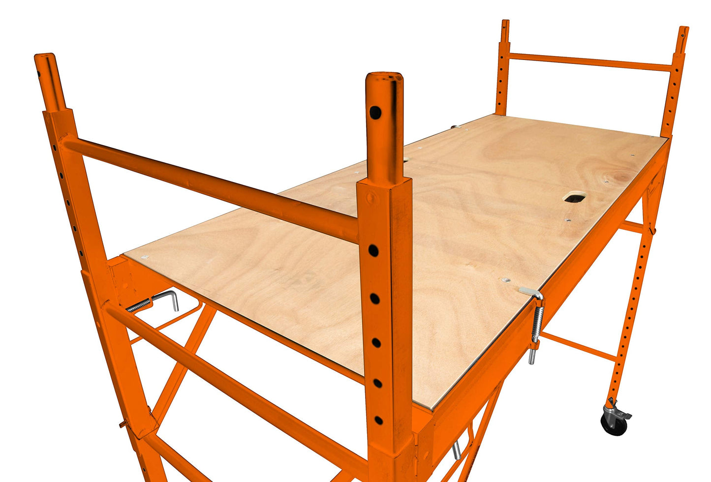WEN 31110T Baker-Style 6.25 ft. Multi-Purpose 1000-Pound-Capacity Rolling Steel Scaffolding