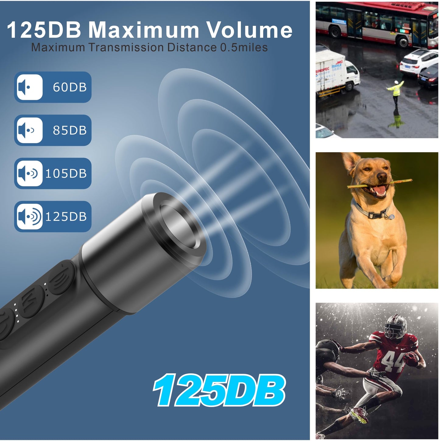 aswayke Electronic Whistle Set of 2-125dB Loud Rechargeable Whistle, Type-C Charging, 4-Level Volume, IPX5 Waterproof for Coaches, Referees, Basketball & Dog Training