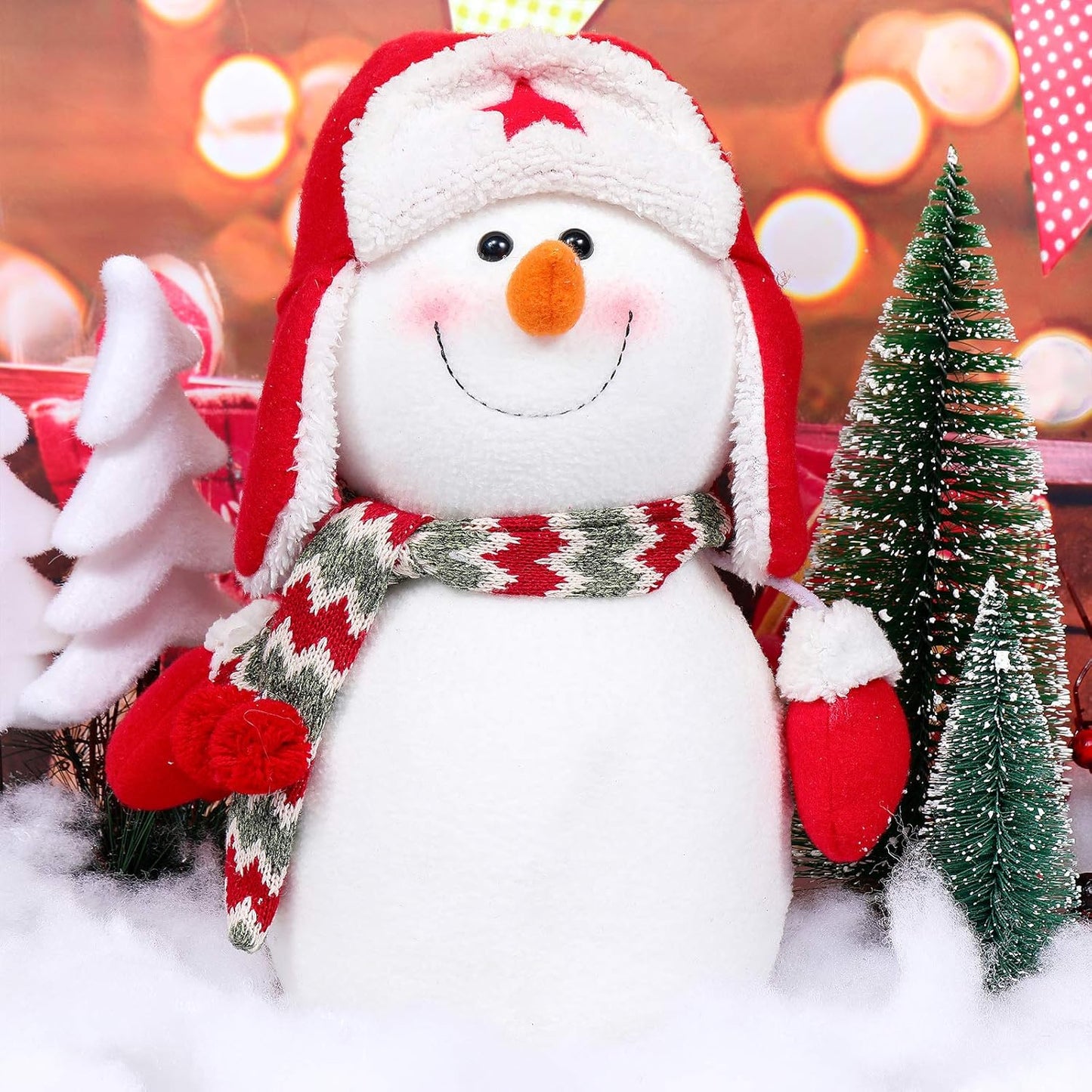 Shappy Christmas Fake Snow | 35.27 Ounce Fluffy White Cloud Fiber for Indoor Decor