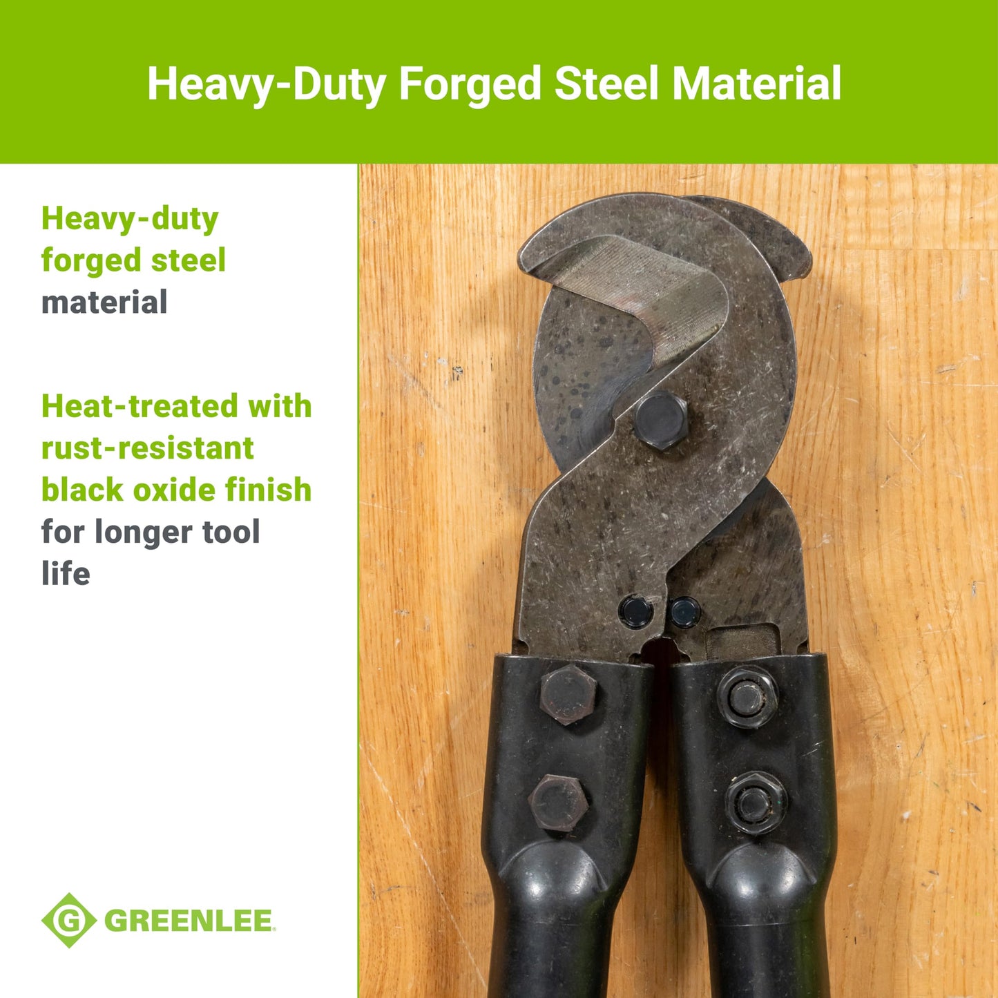 Greenlee 706 31-1/2" Heavy-Duty Cable Cutter for Copper, Aluminum, and Communications Cable