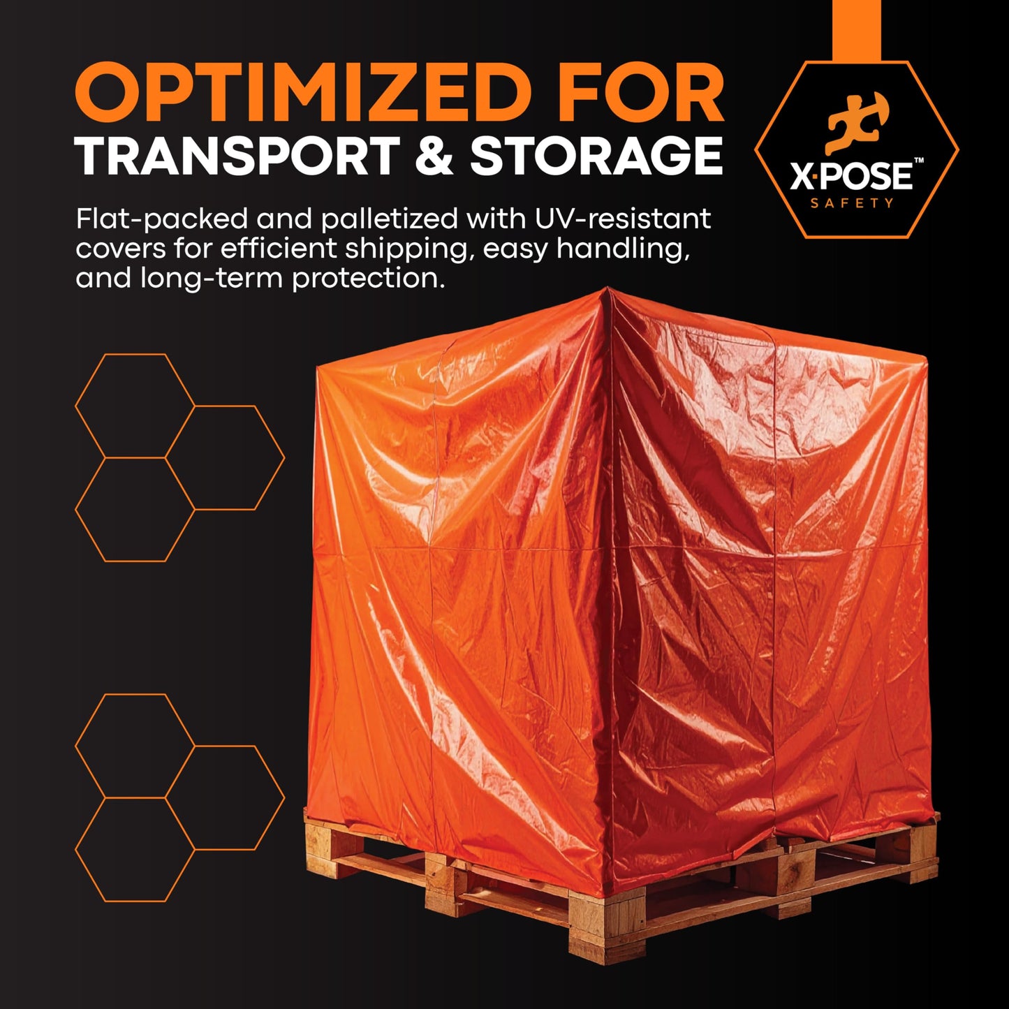 Xpose Safety Concrete Curing Blanket 6' x 25' Cut Size – 2 Layers 0.375" Thick Foam Insulation, UV & Water-Resistant, Brass Grommets, Heavy-Duty Stitching, Cold Weather Protection – Orange/Brown