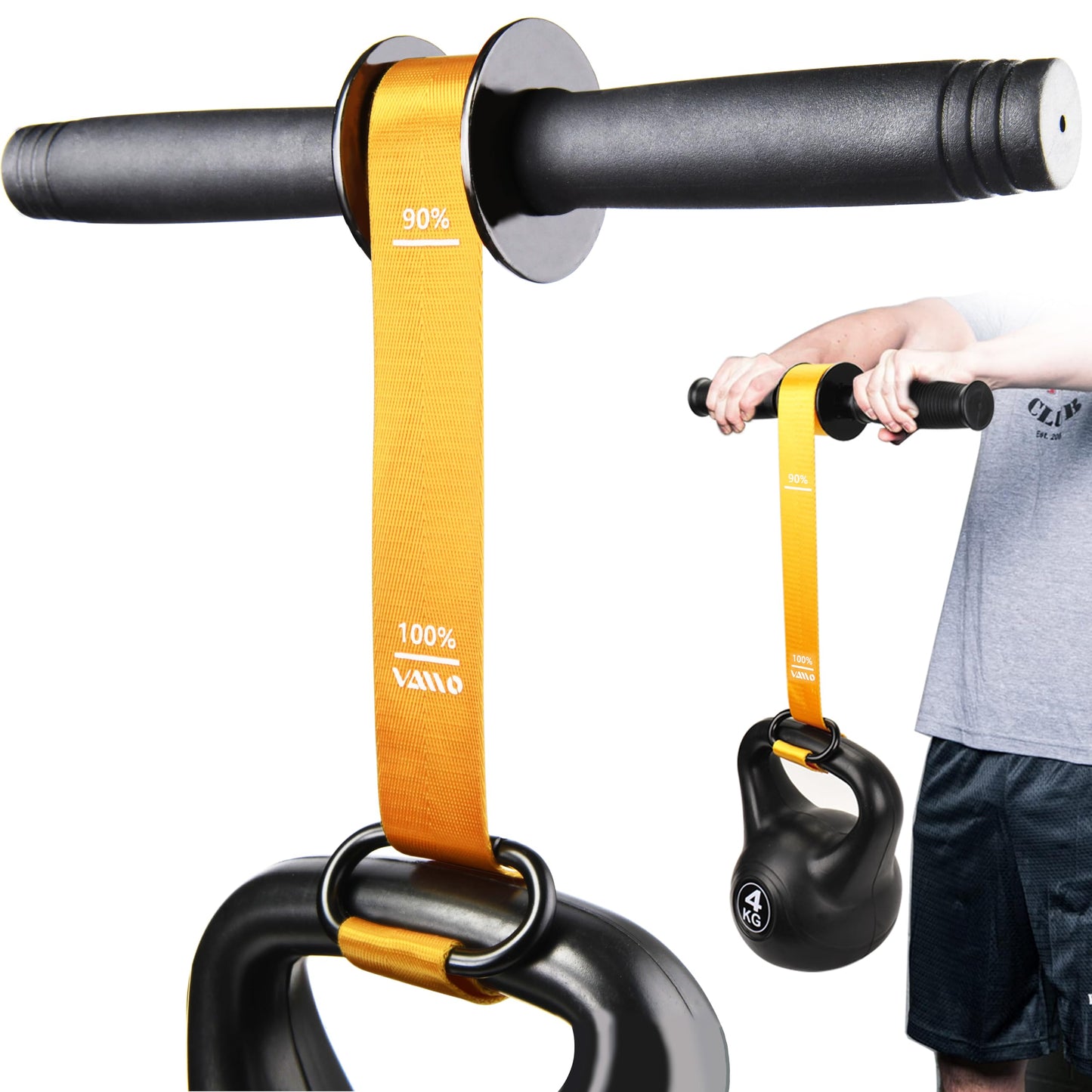Forearm Strengthener and Wrist Roller with Quick Locking Mechanism - Durable PVC Anti-Slip Grip Handles - Perfect for Men and Women - Ideal for Hand, Wrist, and Forearm Strength Training