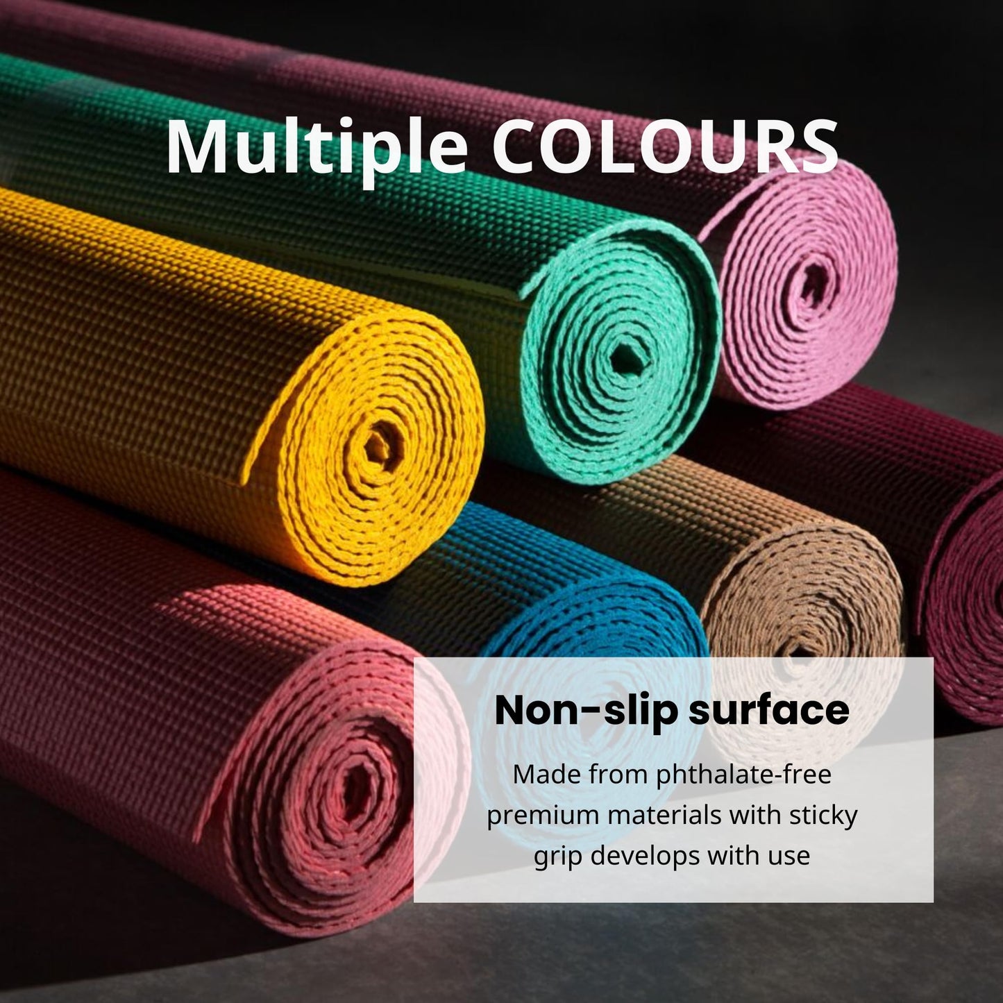 Everyday Yoga Mat 72 Inch 5mm – Premium Yoga Gear, Non-Slip Design & Lightweight Support for Home, Studio & Mindful Practice - Lilac