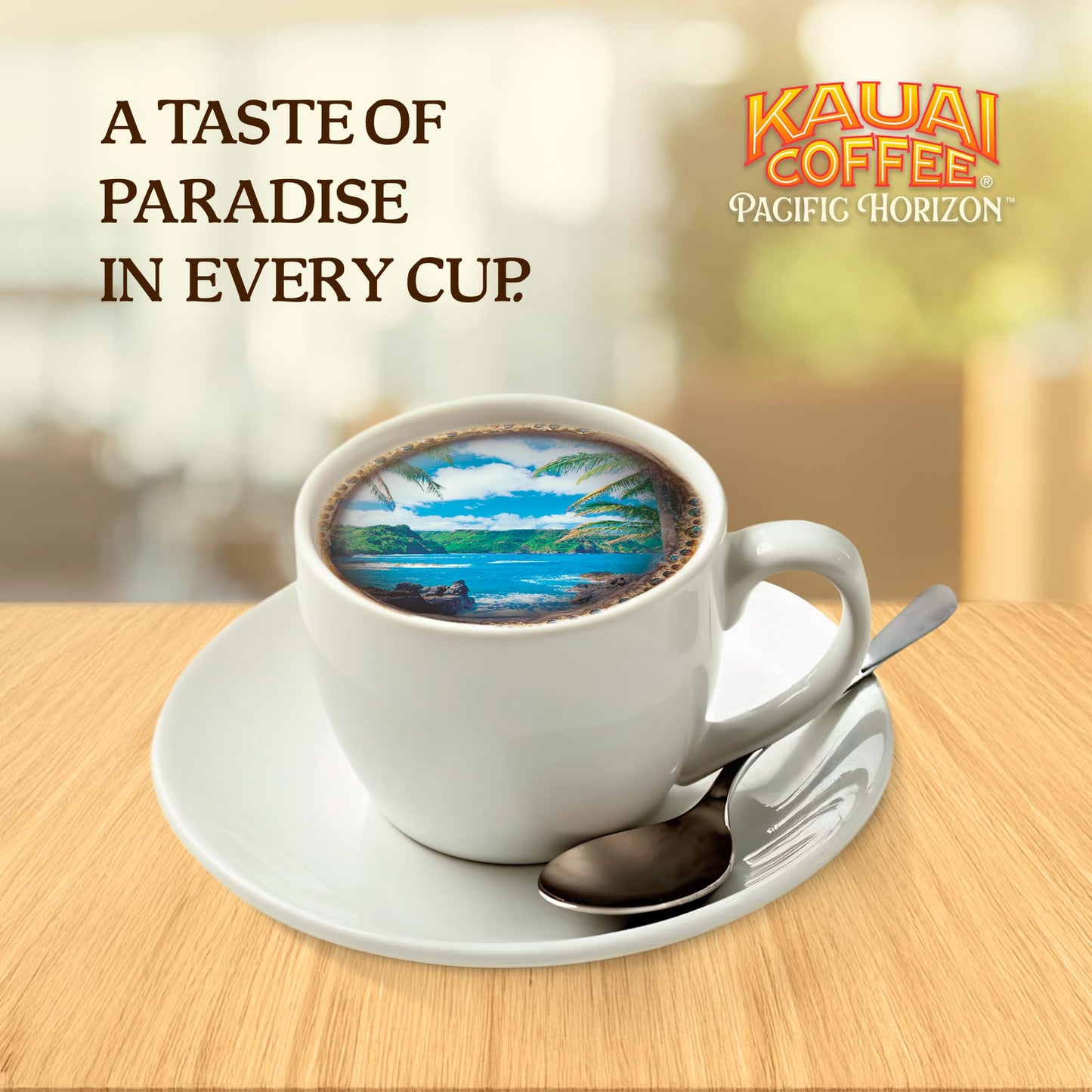 Kauai Coffee K-Cup Pods for Keurig Brewers – Arabica Coffee, 10% Hawaiian – Medium Roast, Bright Aroma With Light Floral Notes – Garden Isle, 1 Pack of 22 Single Serve K-Cups