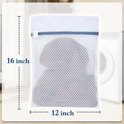 Durable Mesh Laundry Bags by [Brand Name] - 5-Pack Delicates Protector for Lingerie & Baby Clothes | 12x16 Inch