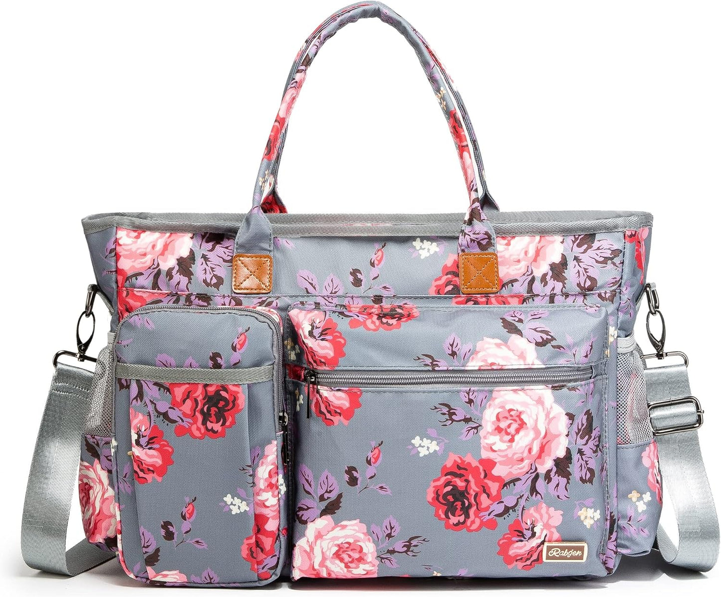 15.6 inch Laptop Tote Bag, Teacher Tote Bag for Women Work Laptop Work Tote Bag Nurse Tote Bag, Insulated Pocket |