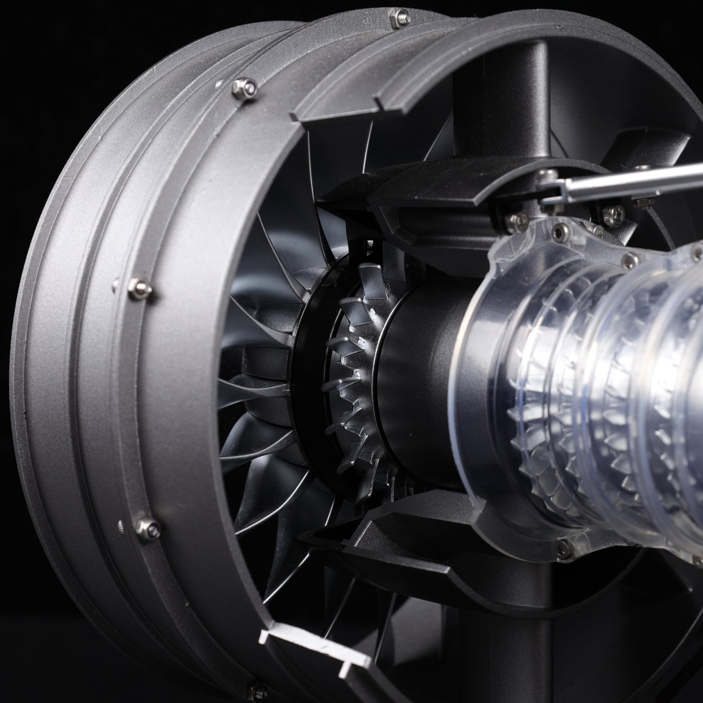 DM121 1/12 Scale Dual Spool Turbofan Engine Model Kit - Build Your Own Functional Jet Engine, 300+ Pcs STEM Educational Hobby Kit